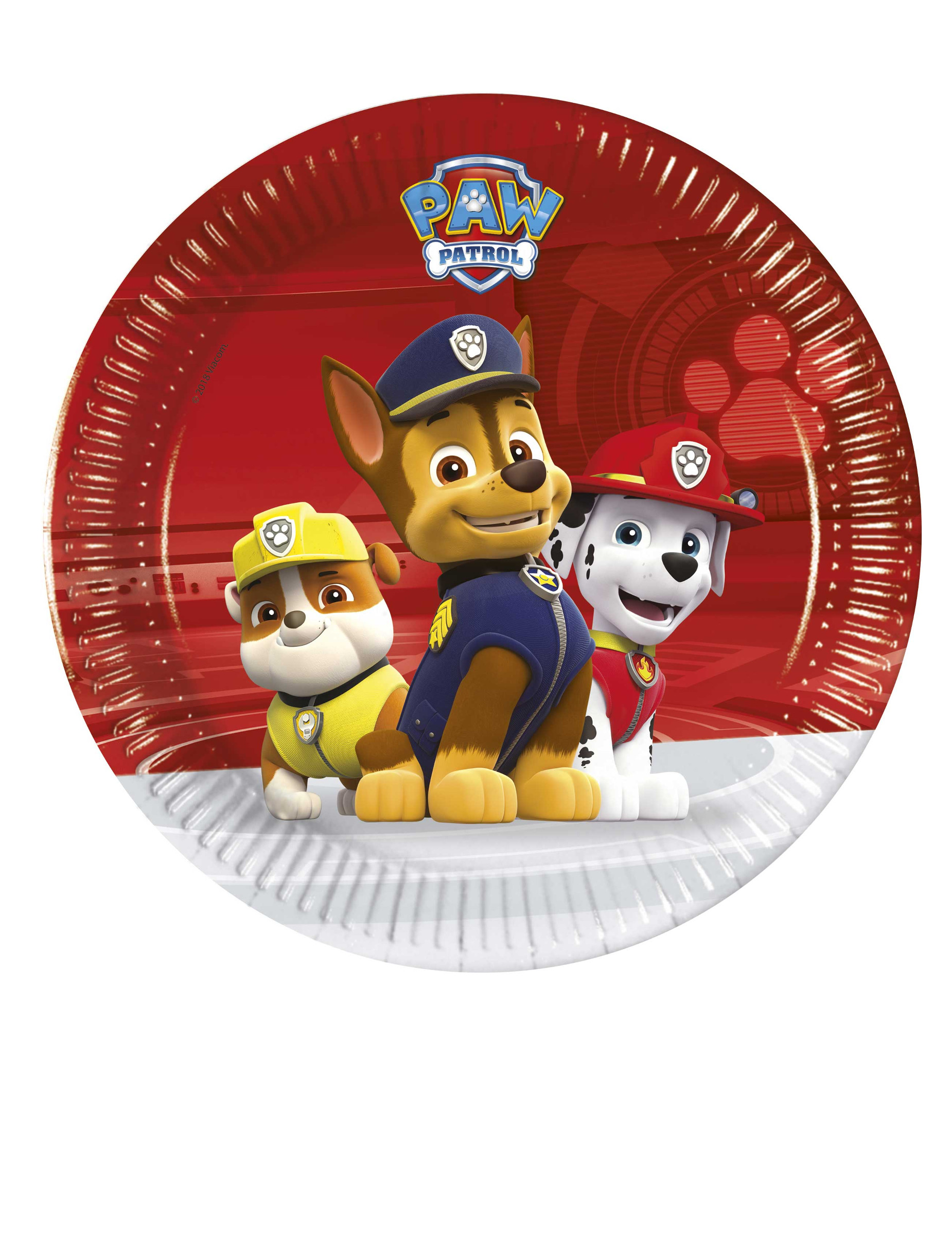 Paw Patrol-Pappteller Ruben