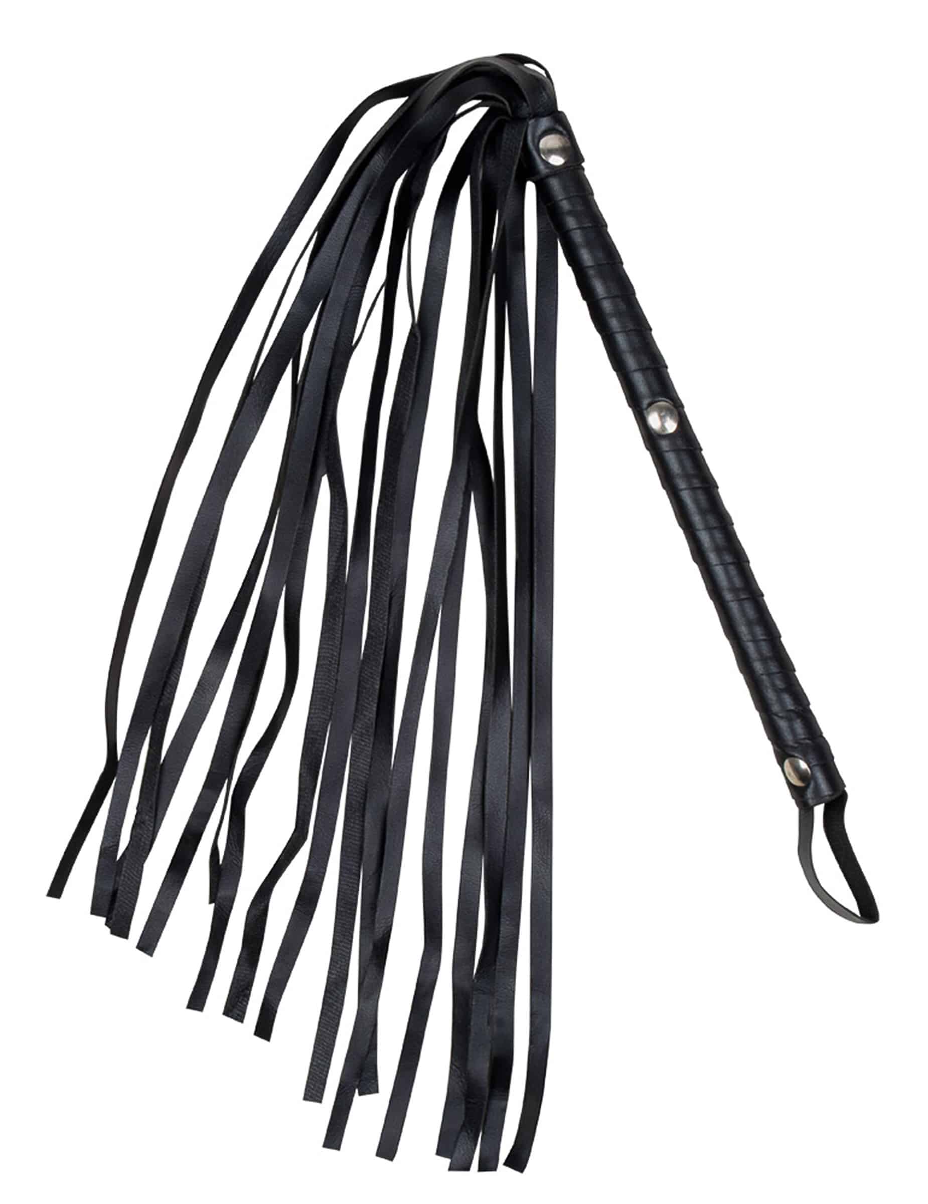 Peitsche Kostümaccessoire schwarz
