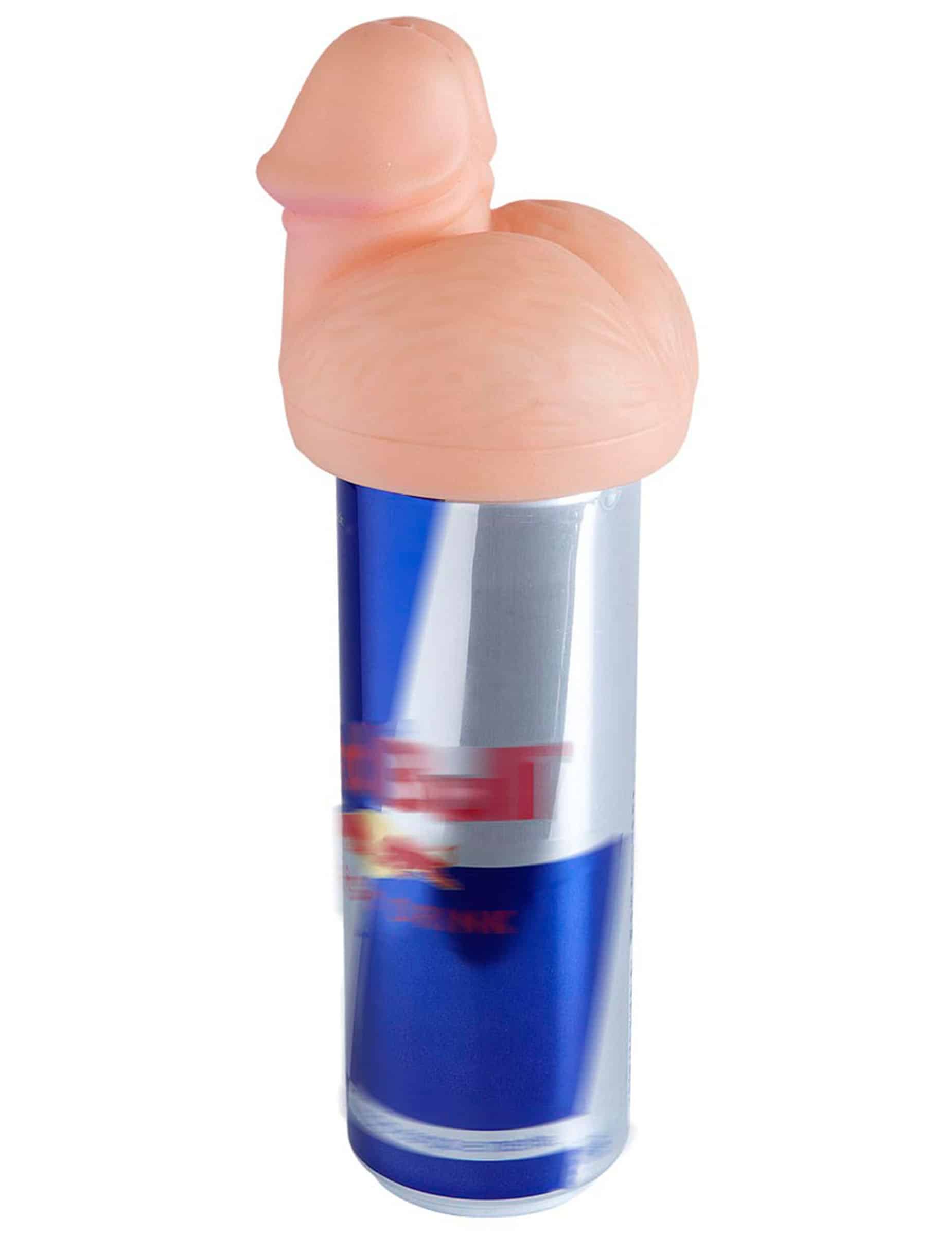 Penis Energy Drink Dosen Abdeckung beige