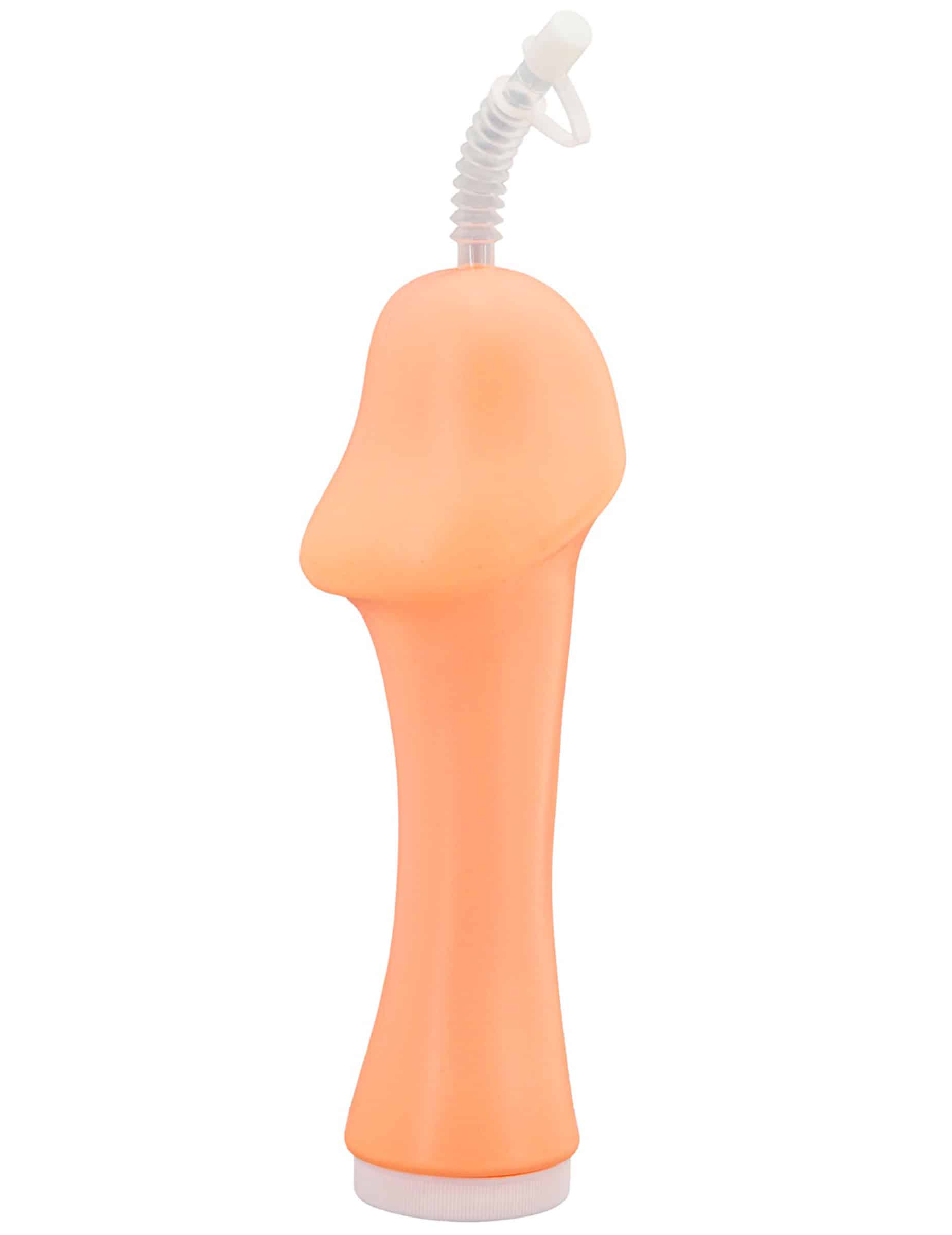 Penis Trinkflasche beige