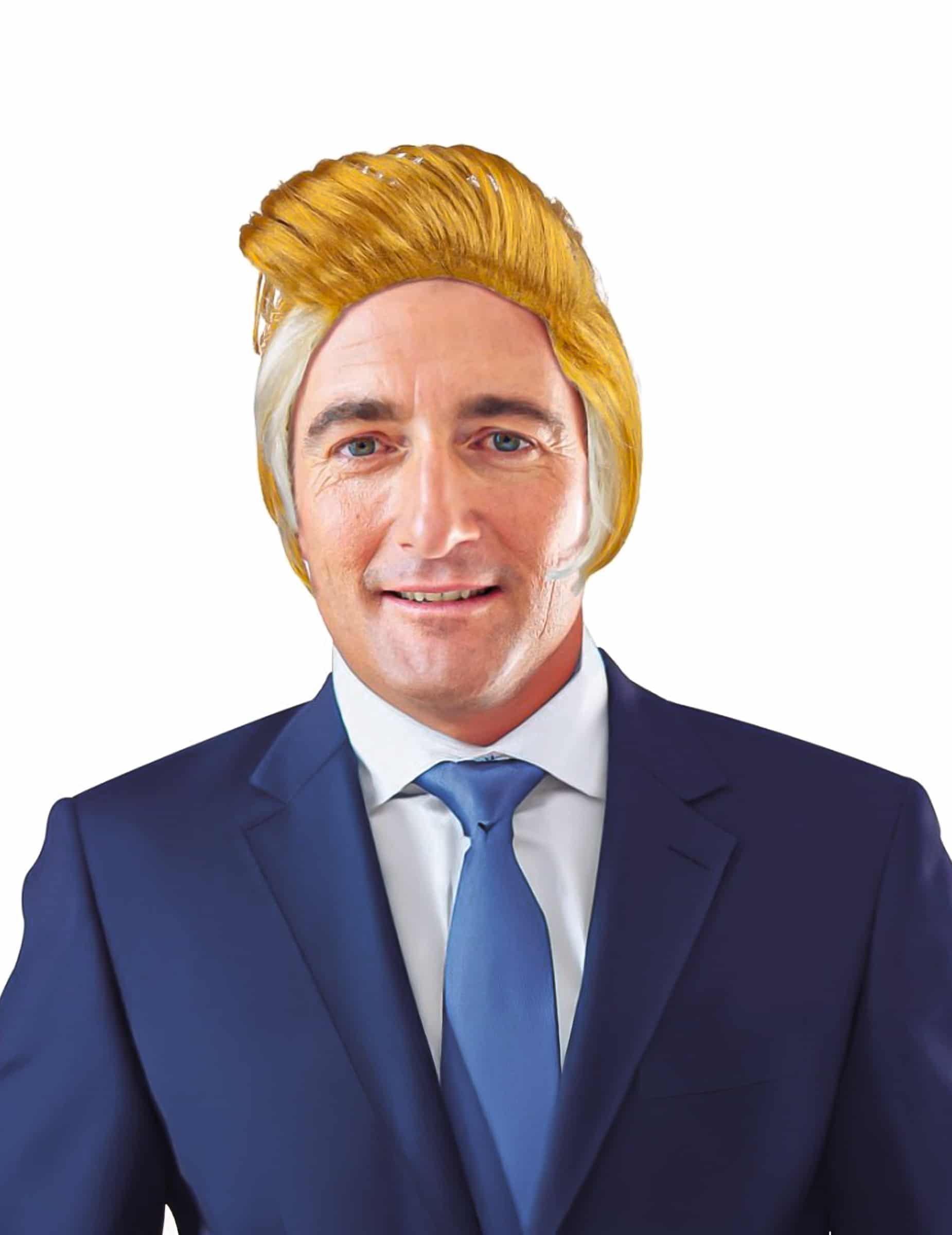 Perücke US Präsident für Erwachsene blond