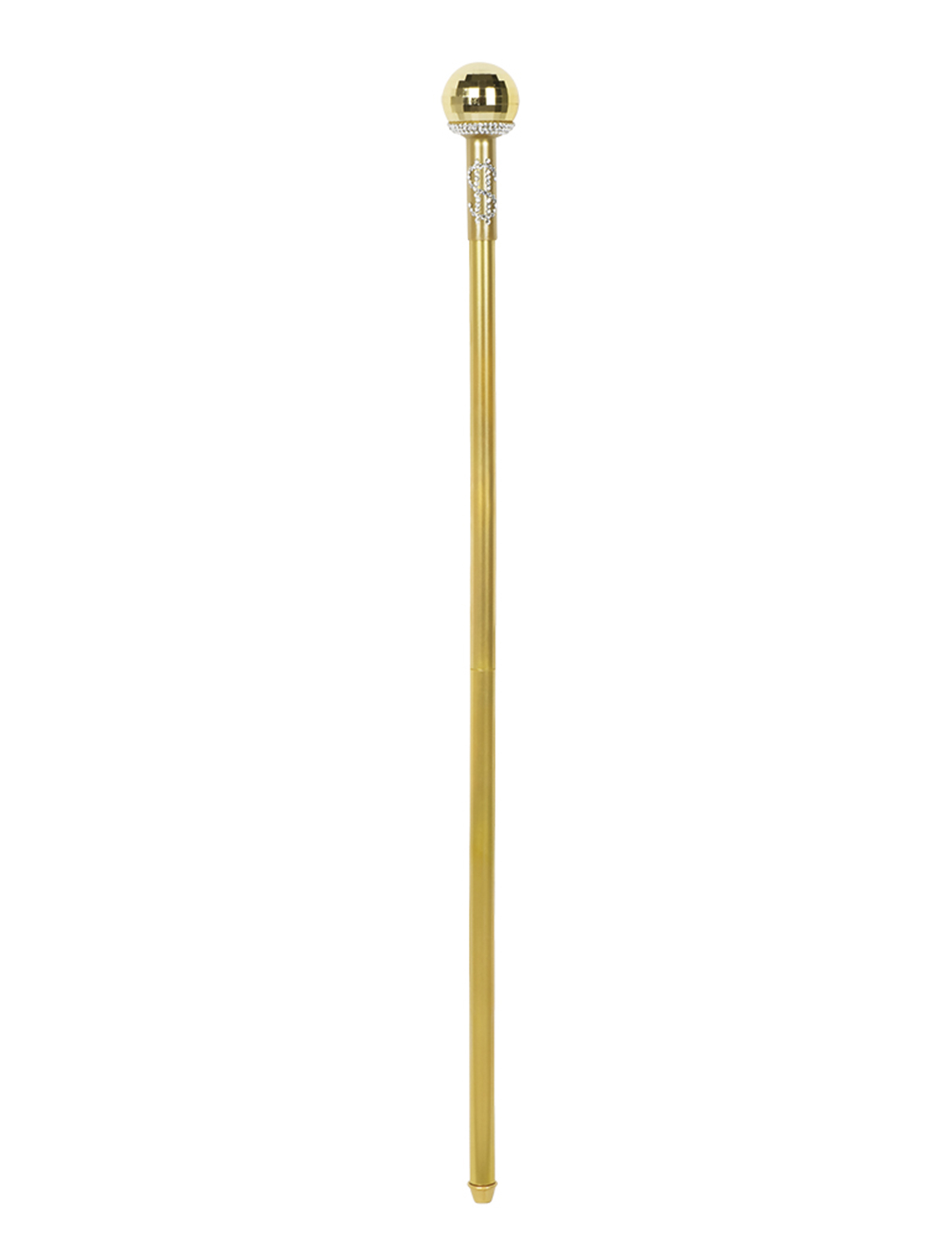 Pimp-Gehstock goldfarben 92 cm