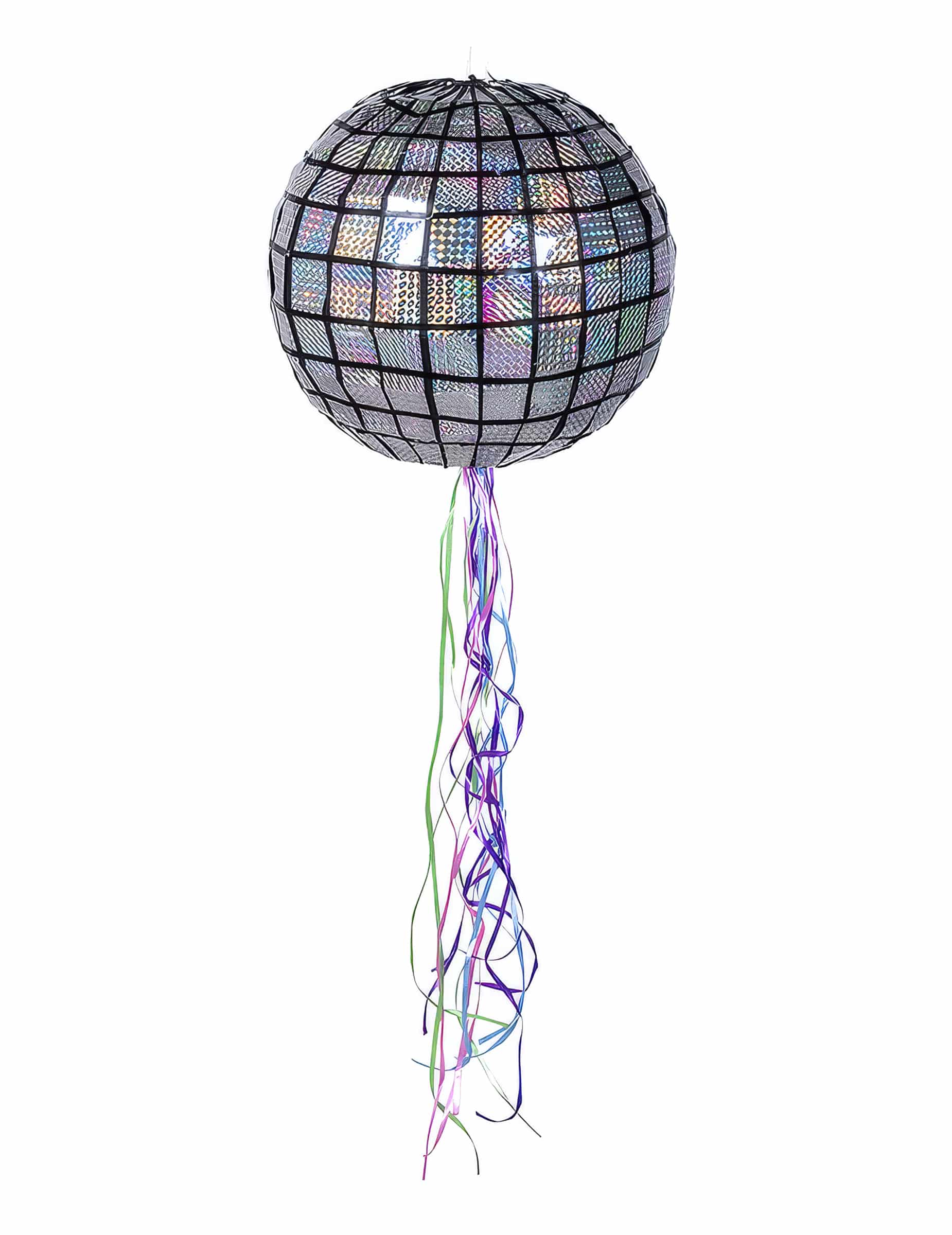 Piñata Discokugel silber 33 cm