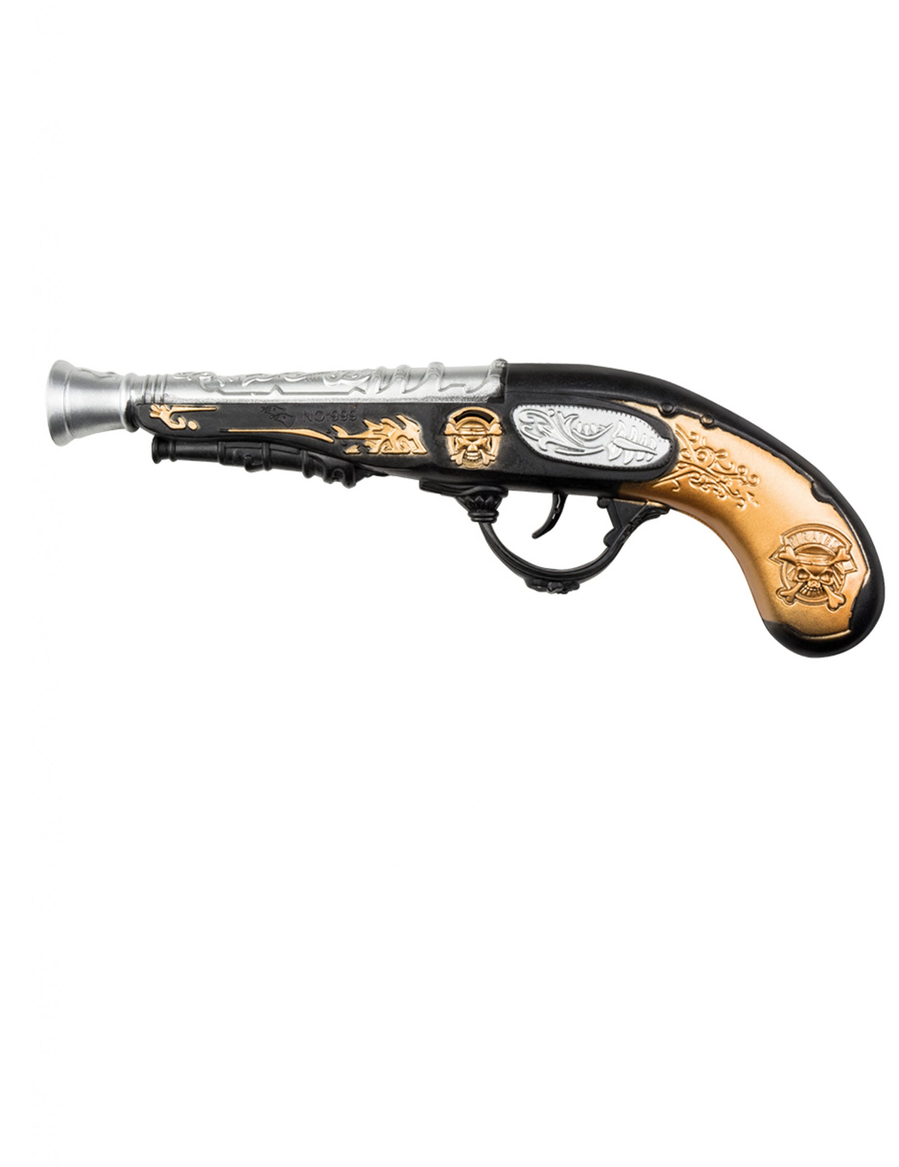 Piraten-Pistole mit Sound 28 cm