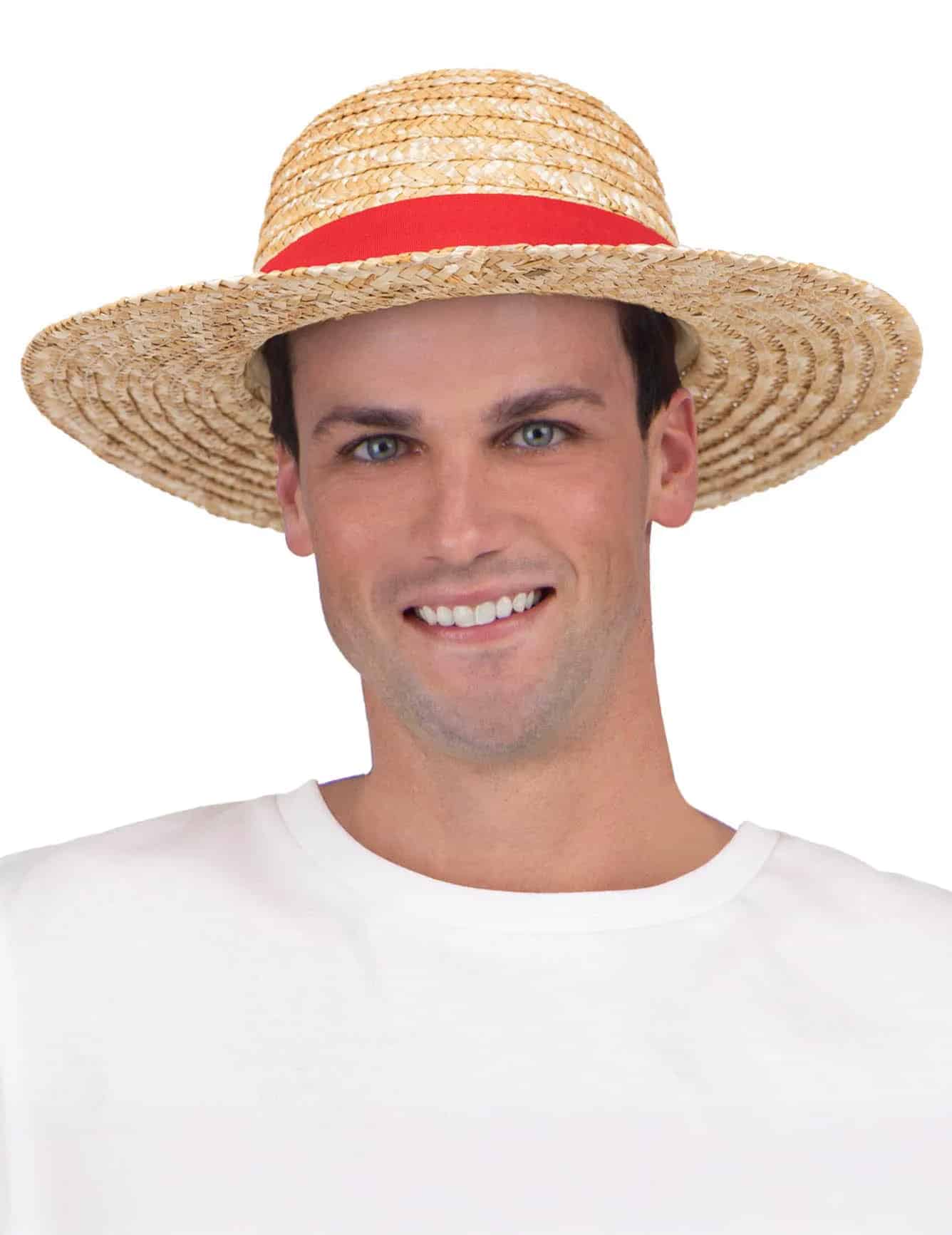 Piratkönig Strohhut für Erwachsene