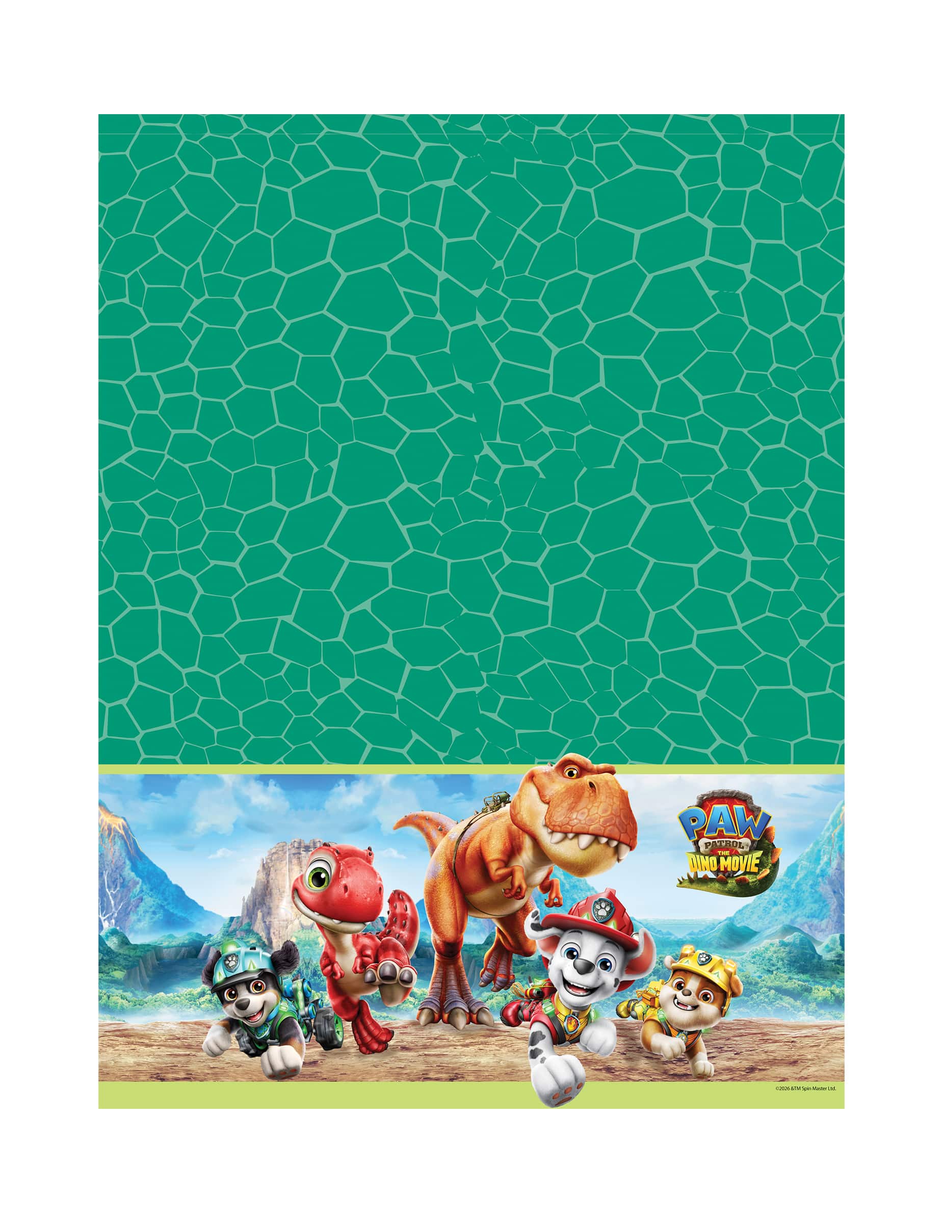 Plastik-Tischdecke PAW Patrol Dino Movie 120 x 180 cm
