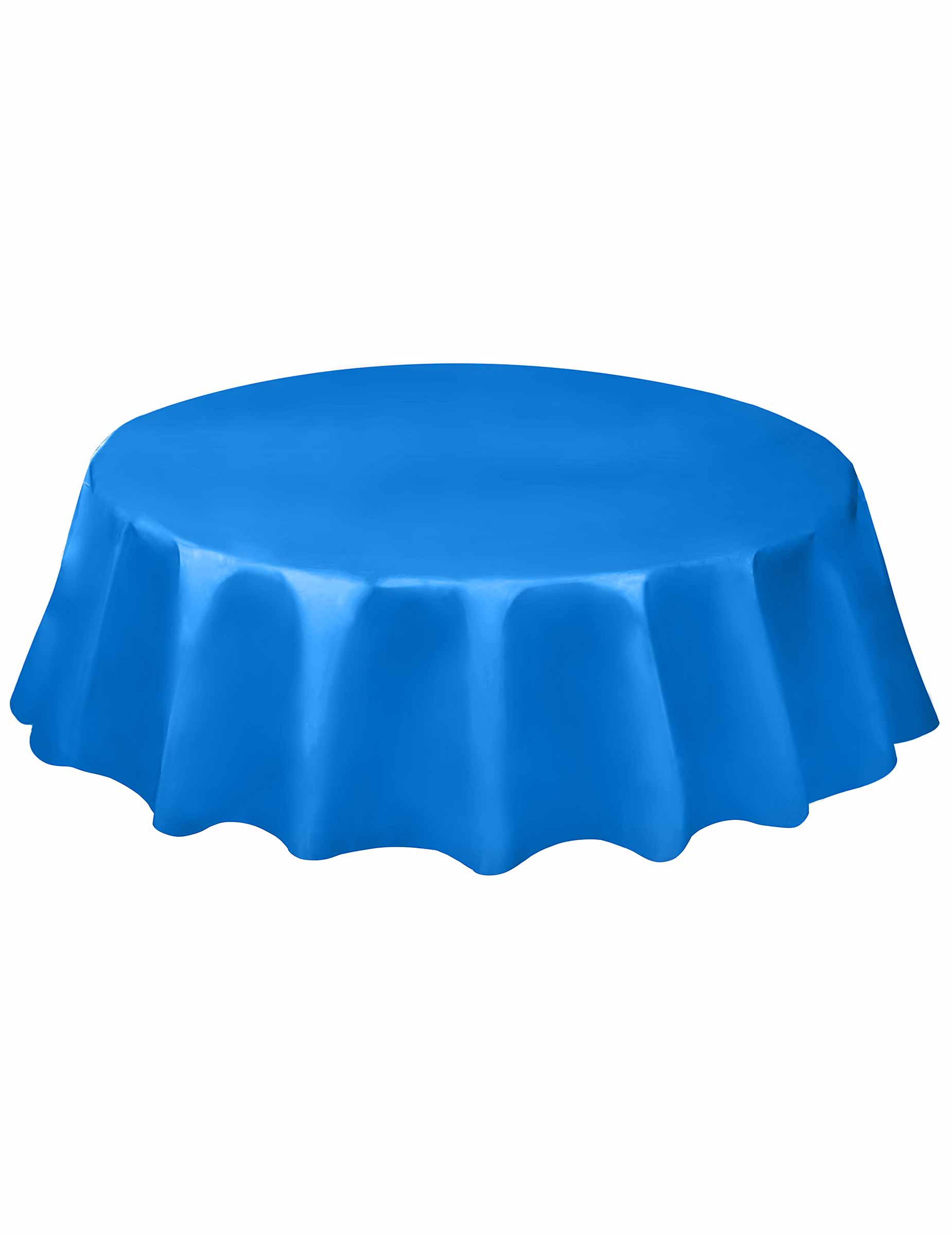Plastiktischdecke Rund Blau 213 cm