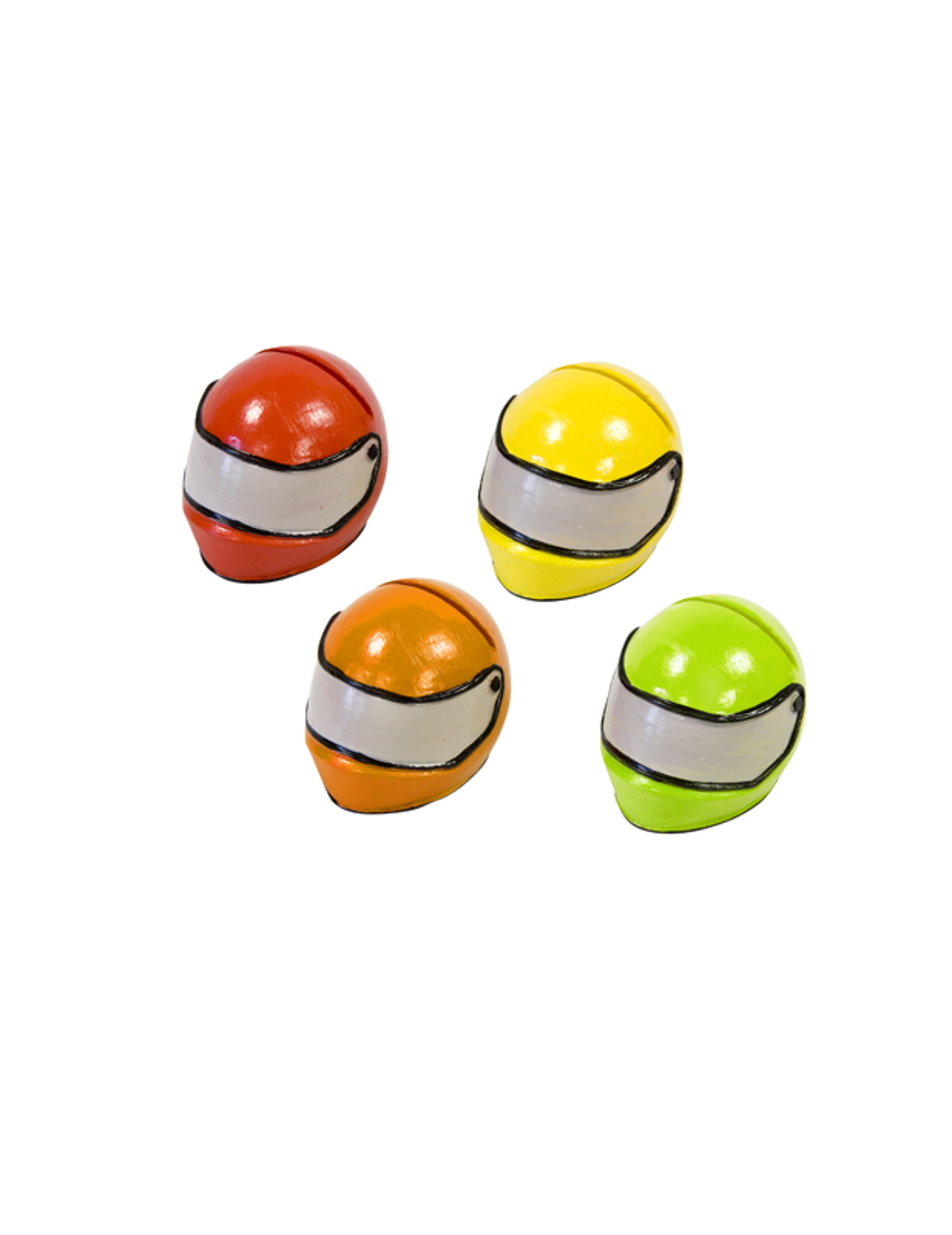 Platzkartenhalter Rennhelm aus Resin Zufallsfarbe 4