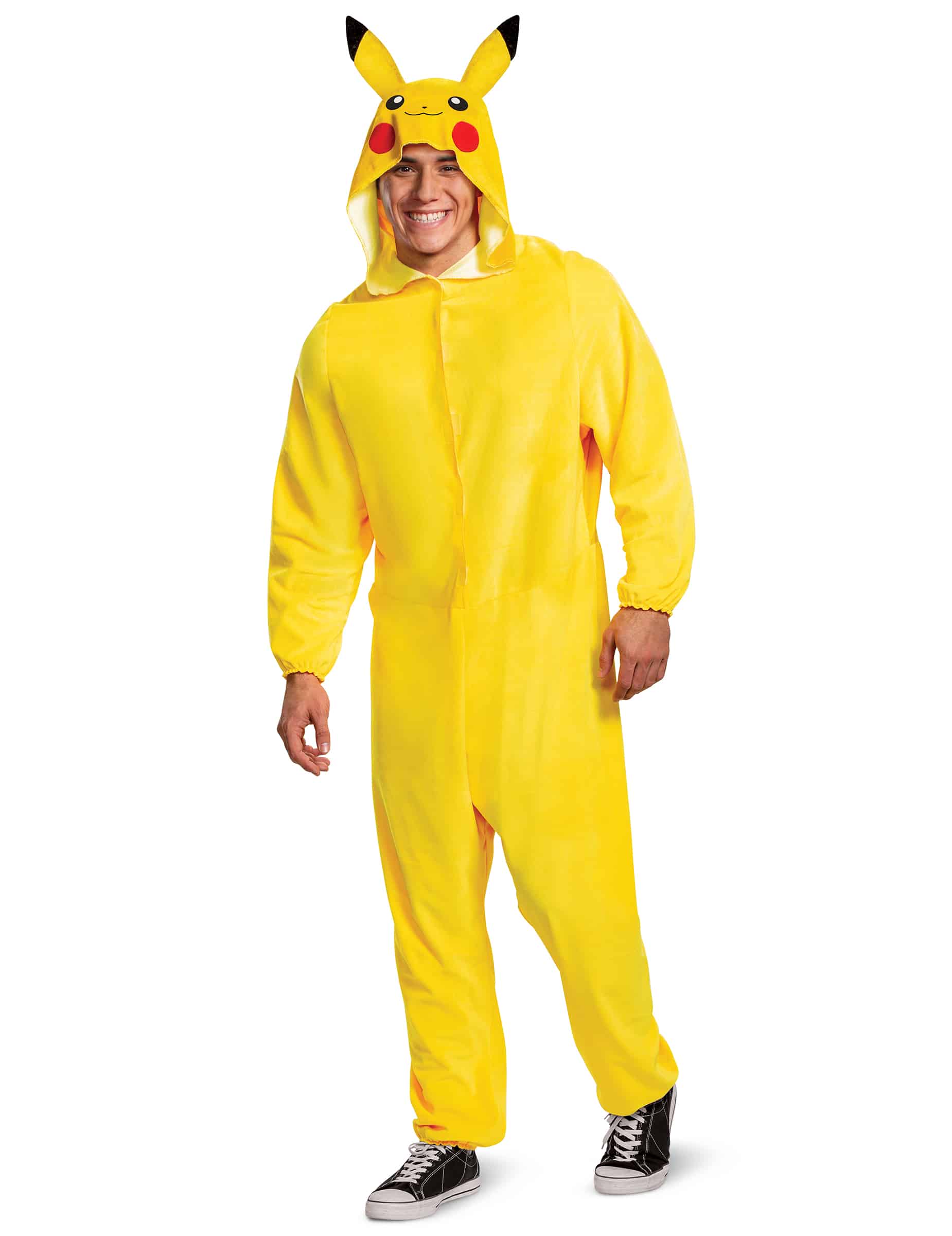 Pokémon Erwachsenenkostüm Pikachu Overall gelb