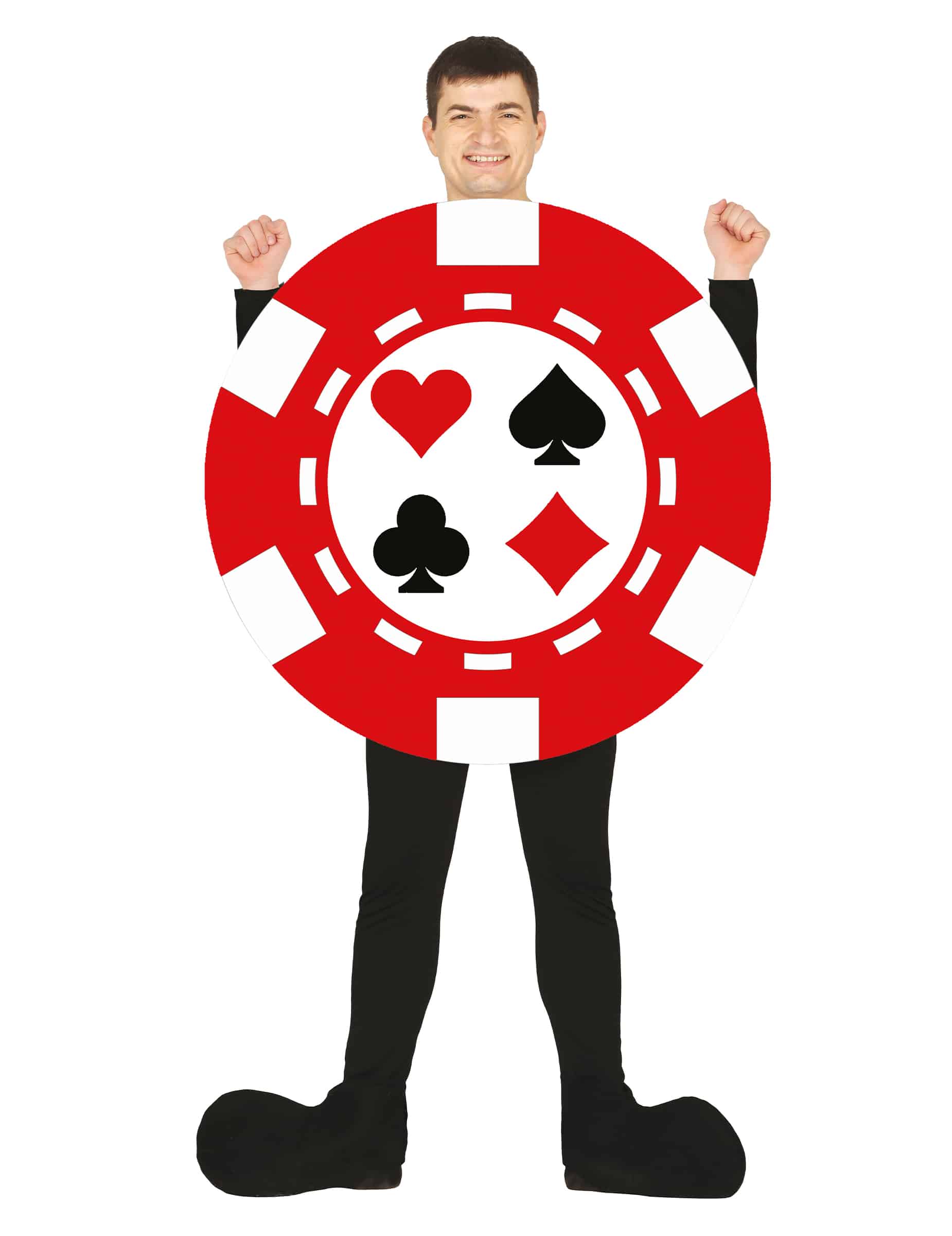 Pokerchip-Kostüm für Erwachsene