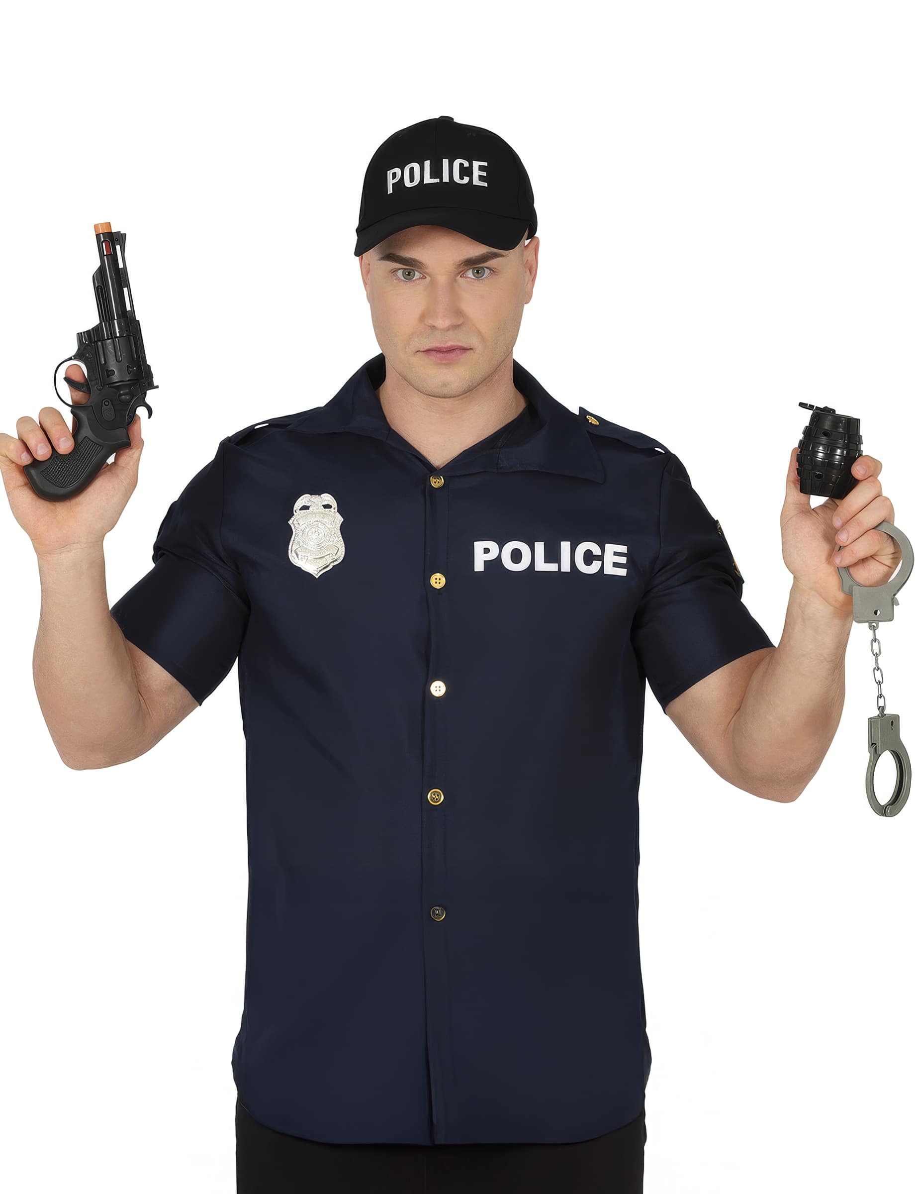 Polizei-Zubehörset 4-teilig