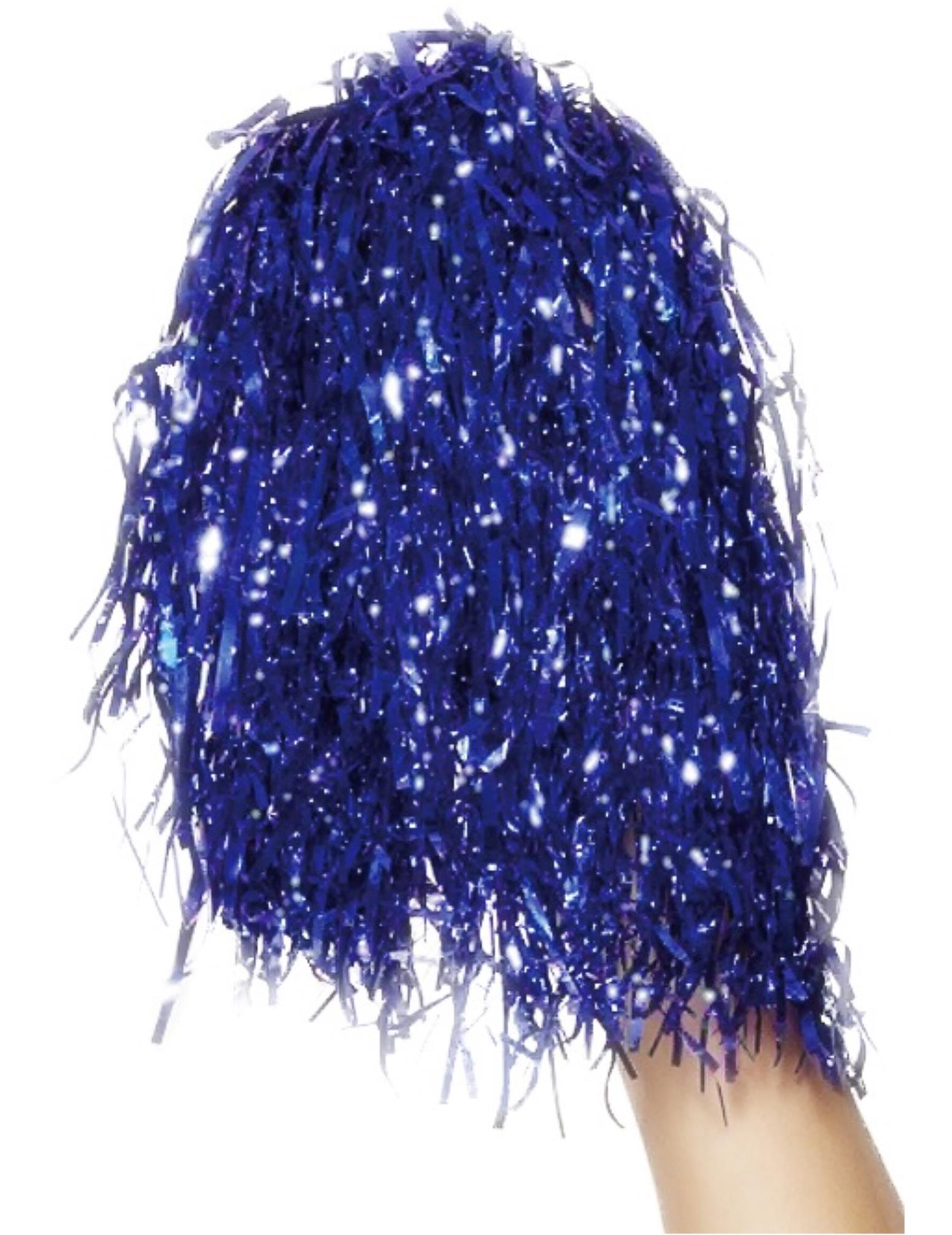 Pom Poms für Cheerleader blau