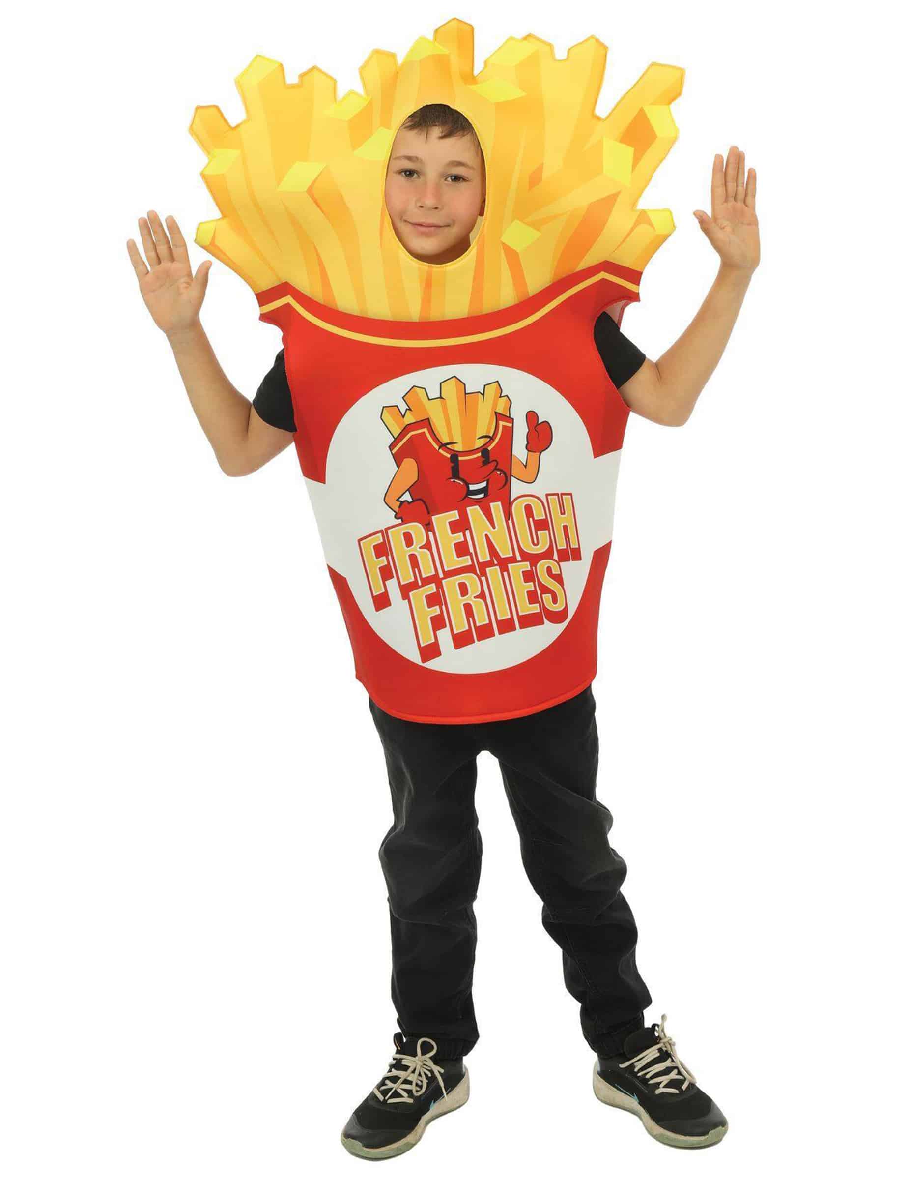 Pommes Tütten Kinderkostüm Overall Humor