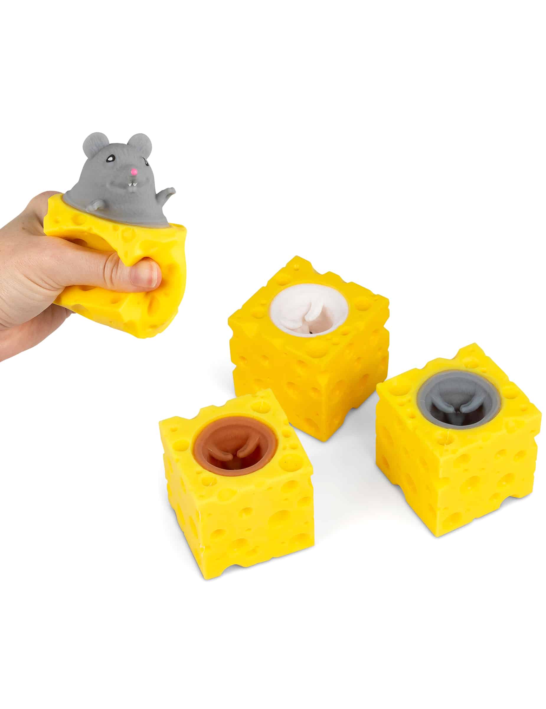 Pop Up Spielzeug Maus Käsewürfel