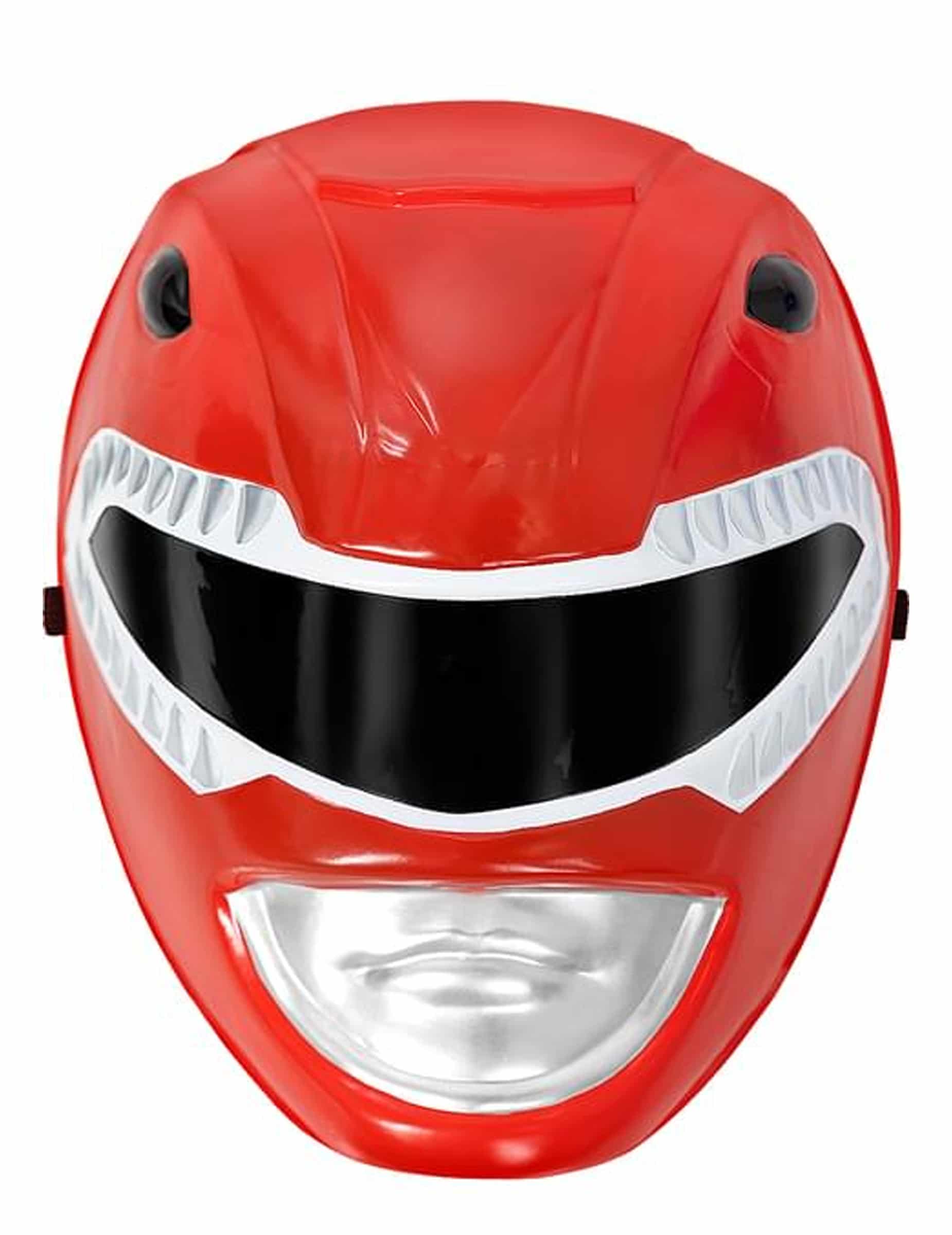 Power Rangers Maske für Kinder rot
