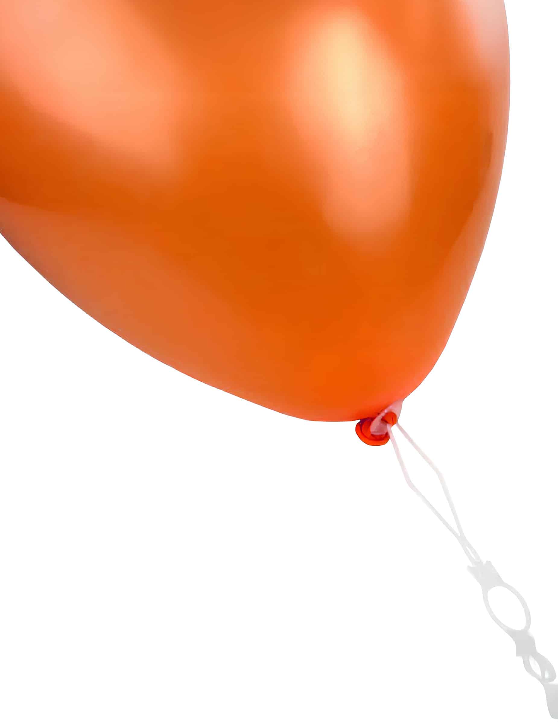 Praktische Verschlüsse für Luftballons 10 Stück weiss