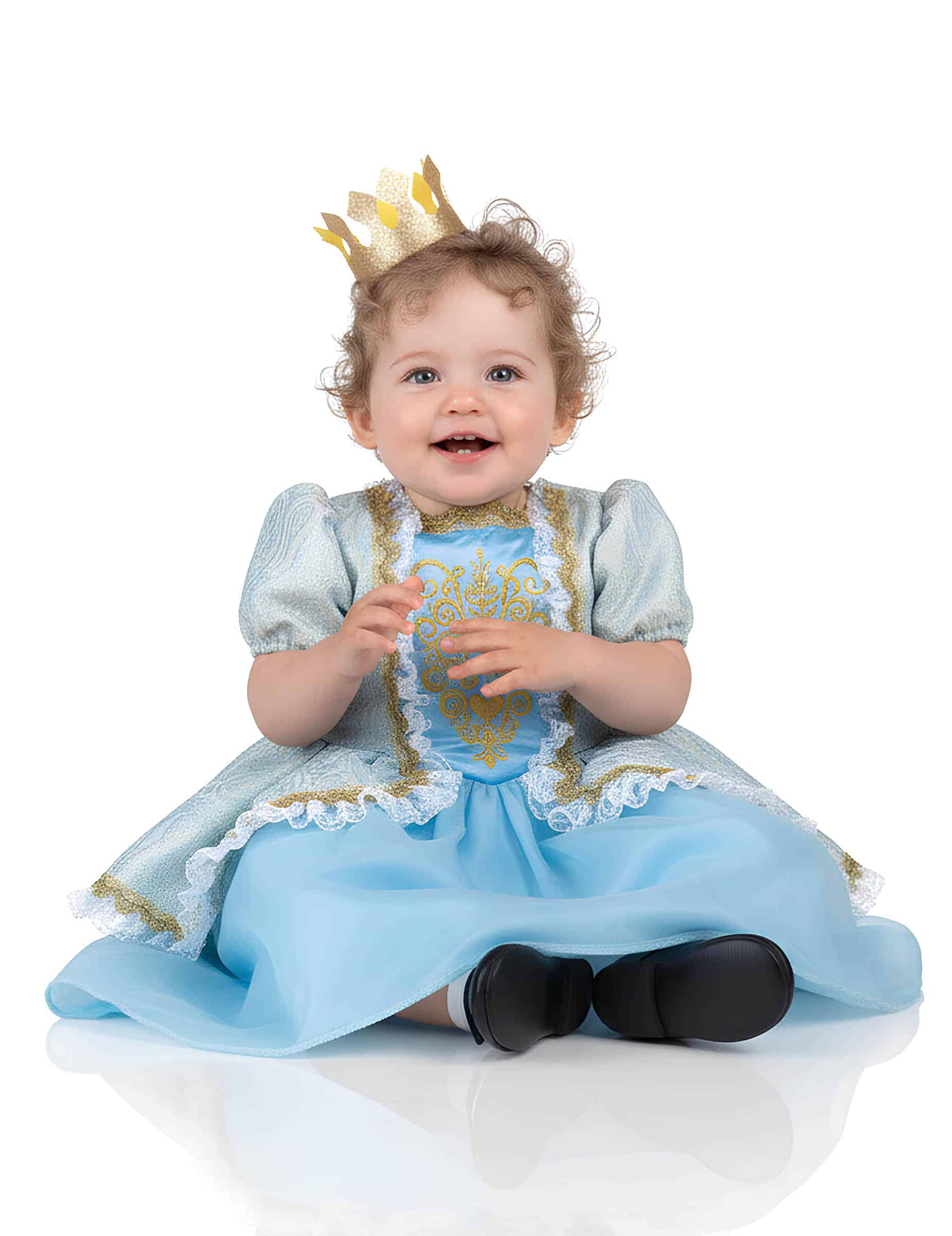 Prinzessin Kostüm Kinder blau