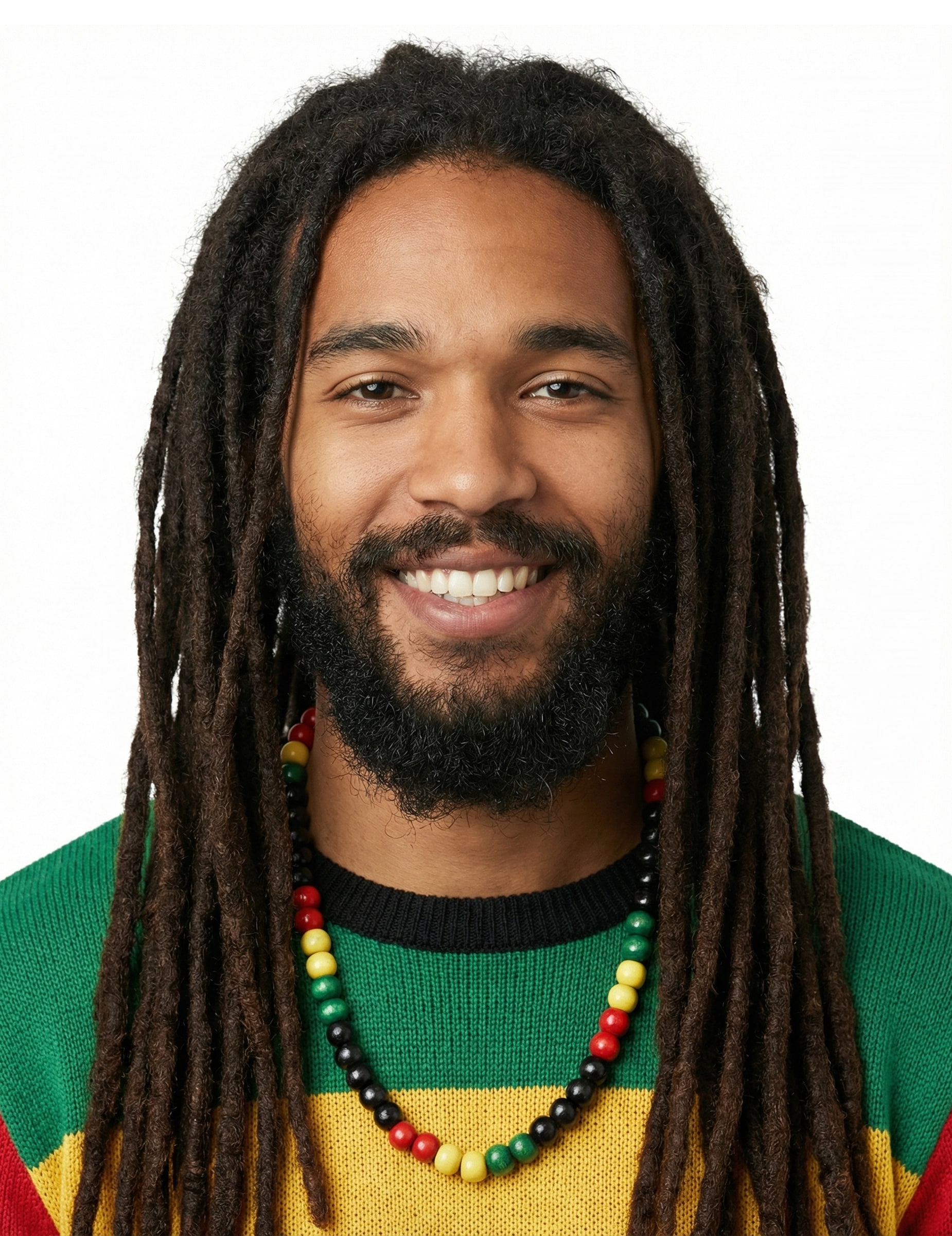 Rasta-Perlenkette