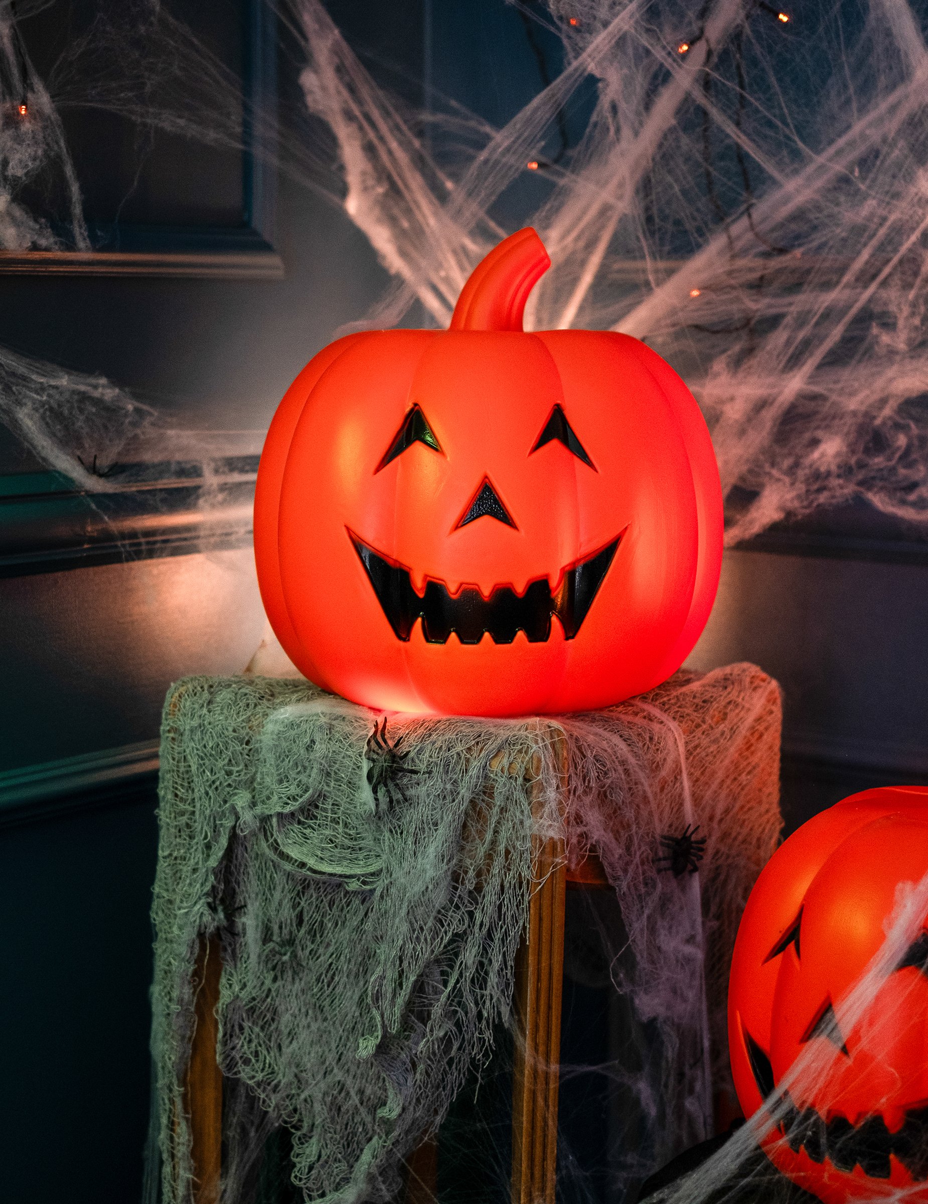 Raumdekoration Leuchtdekoration Kürbis Halloween 32 cm