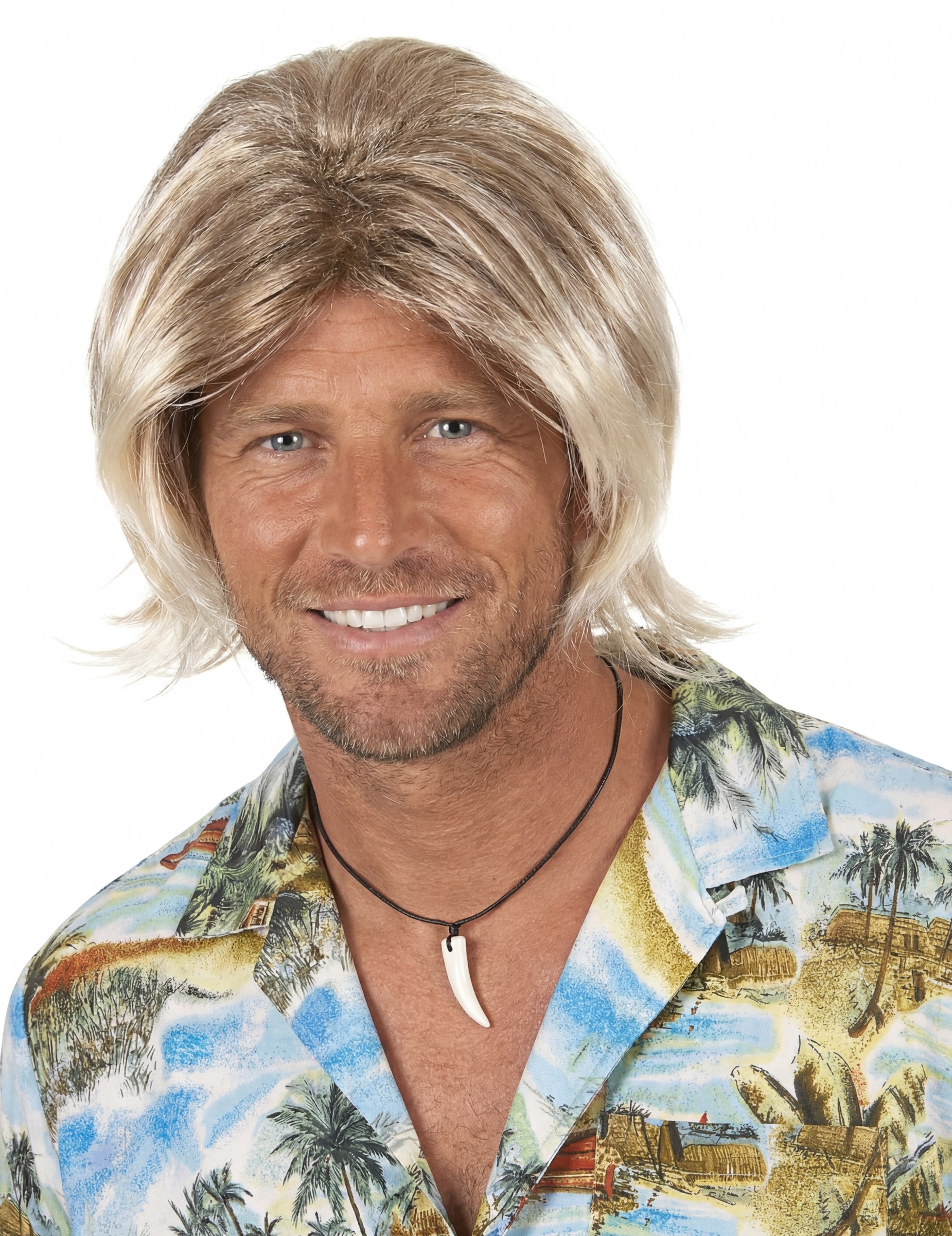 Retro Surfer Herrenperücke blond