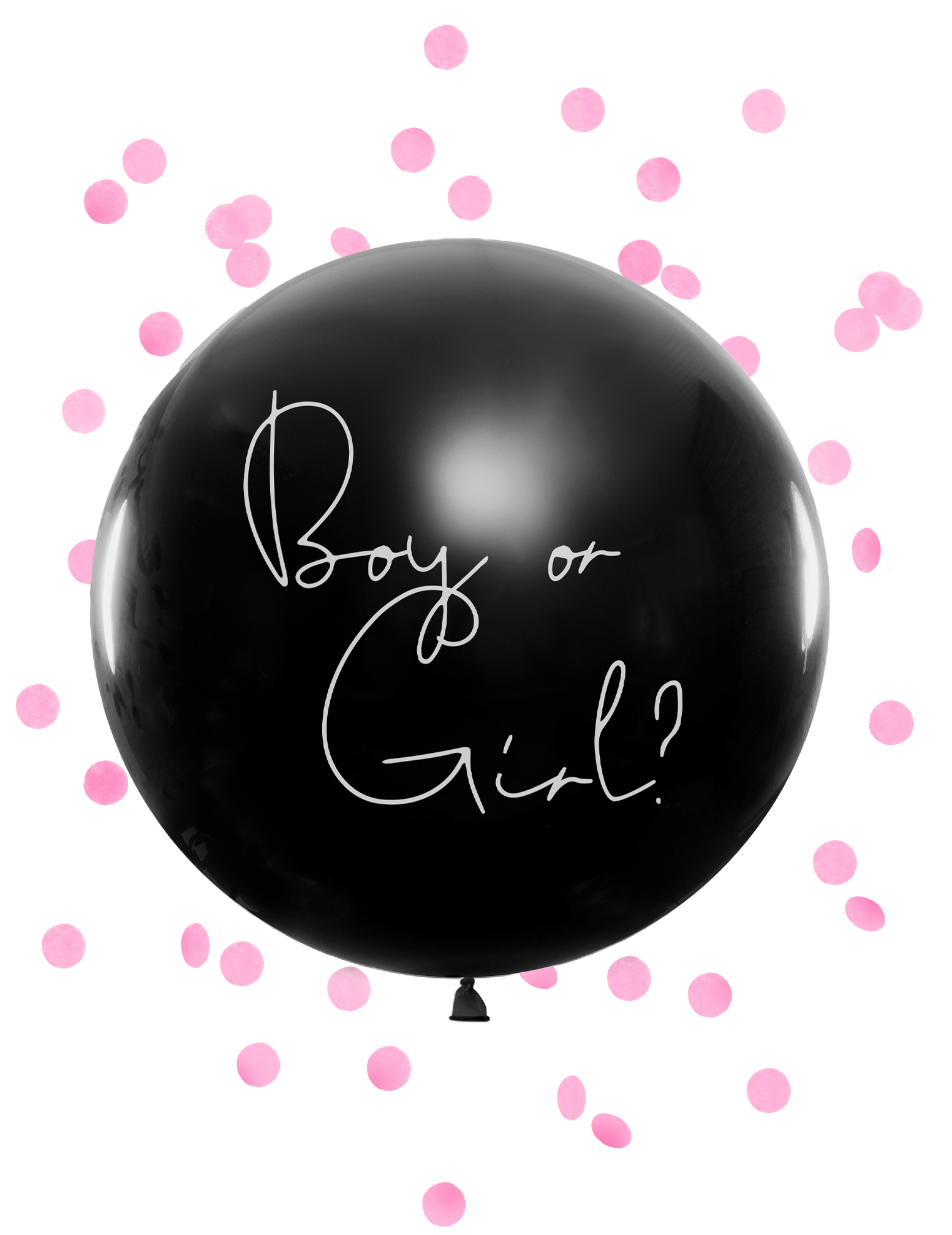 Riesen Ballon Boy or Girl Rosa 1 m