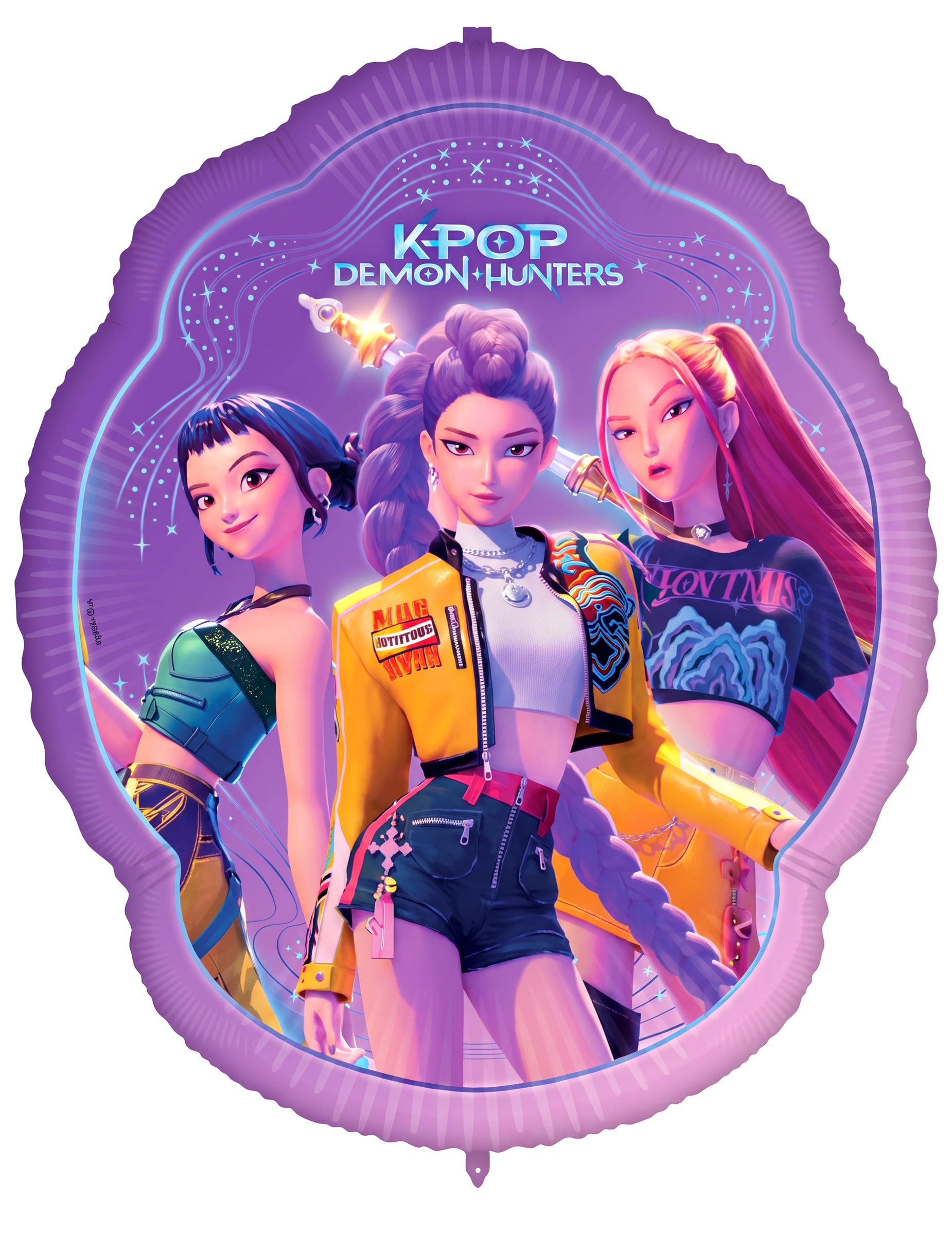Riesen-Folienballon K-Pop Demon Hunters 96 cm