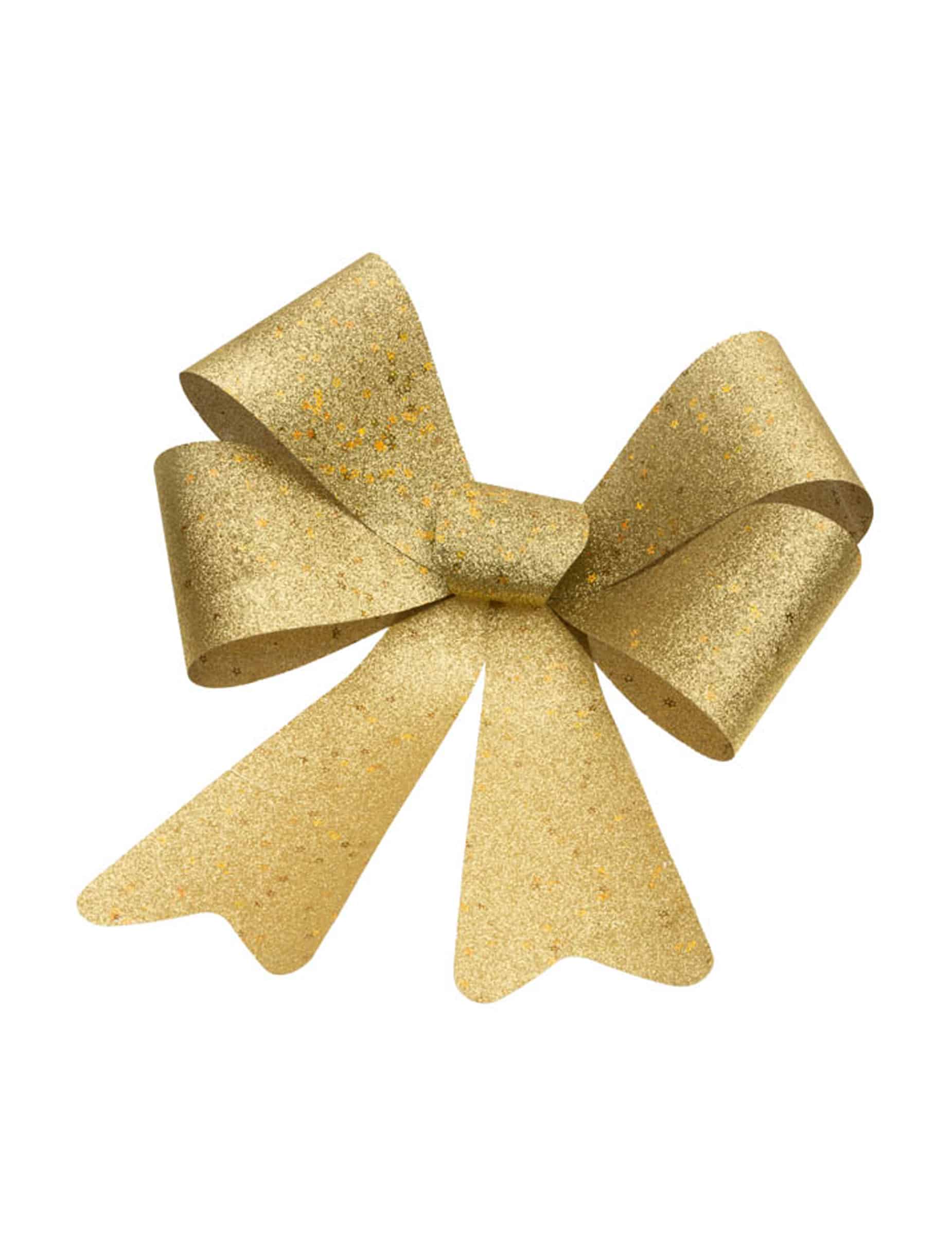 Riesenschleife Gold Glitzer