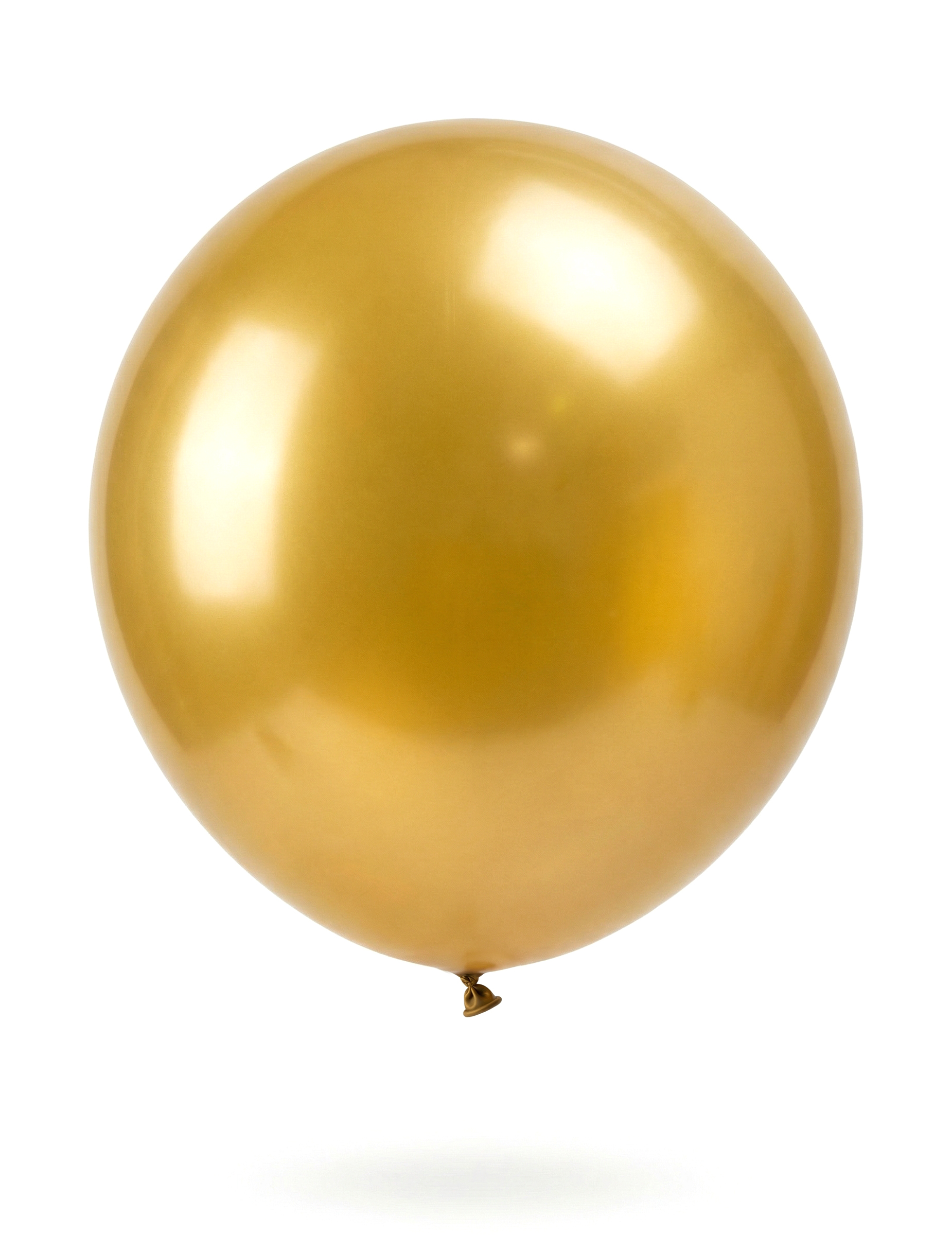 Riesiger Latexballon gold 80 cm