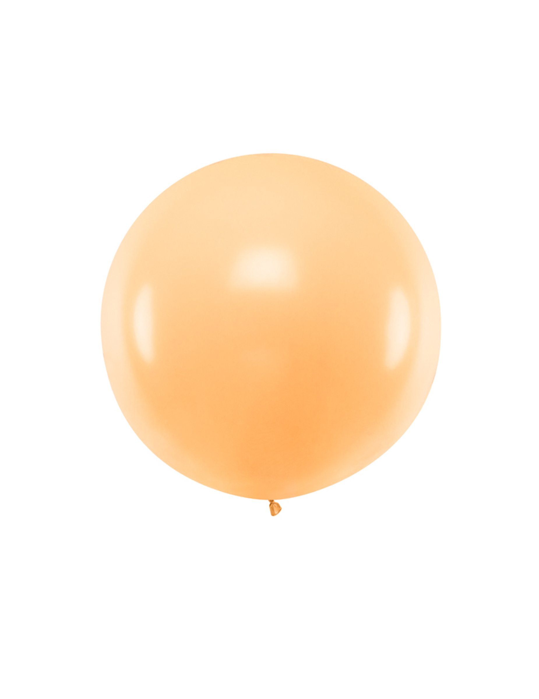 Riesiger Latexballon orangefarben 1 m