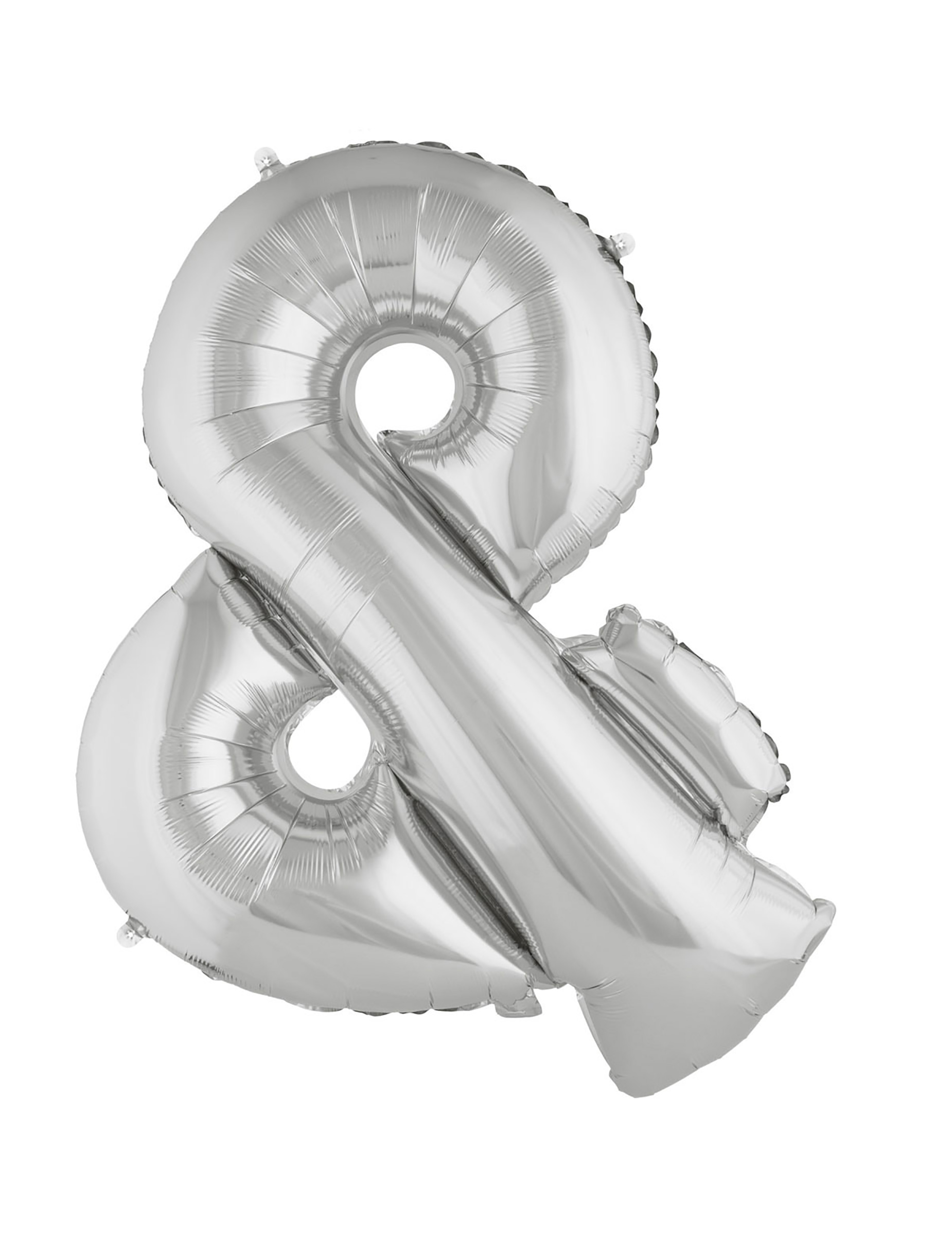 Riesiger Schriftzeichen-Ballon + silber 80cm