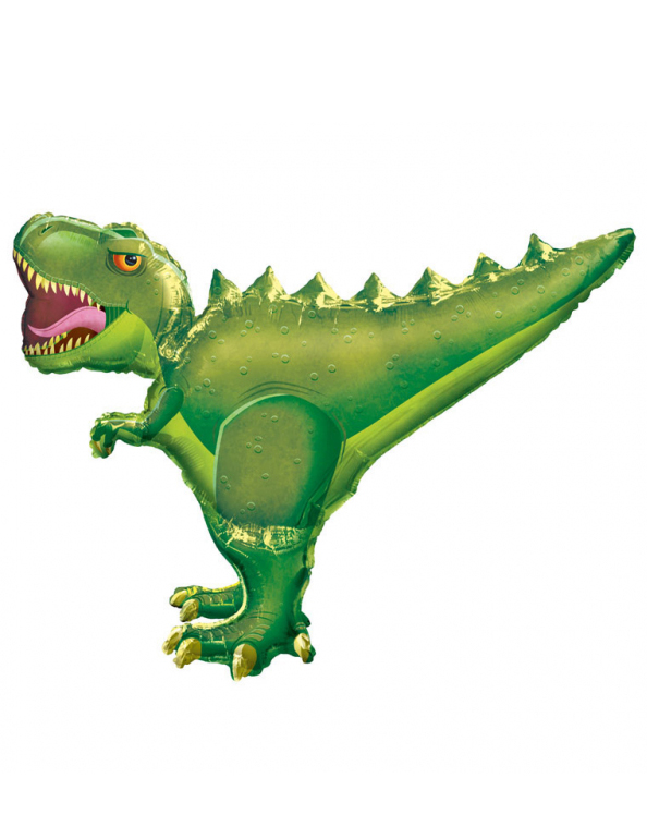 Riesiger T-Rex Aluminiumballon 91 cm für Geburtstage