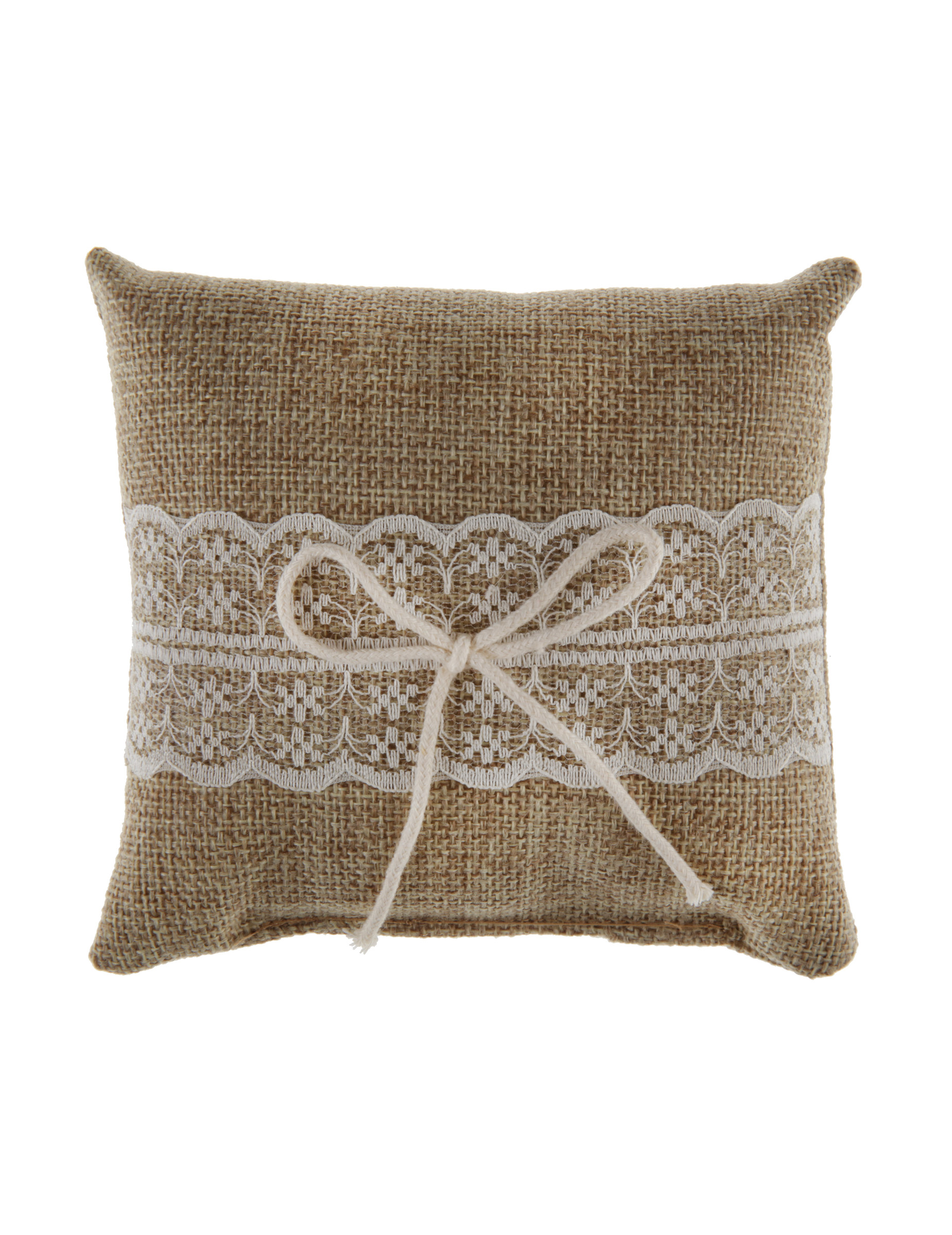 Ringkissen Jute Spitze 12 cm