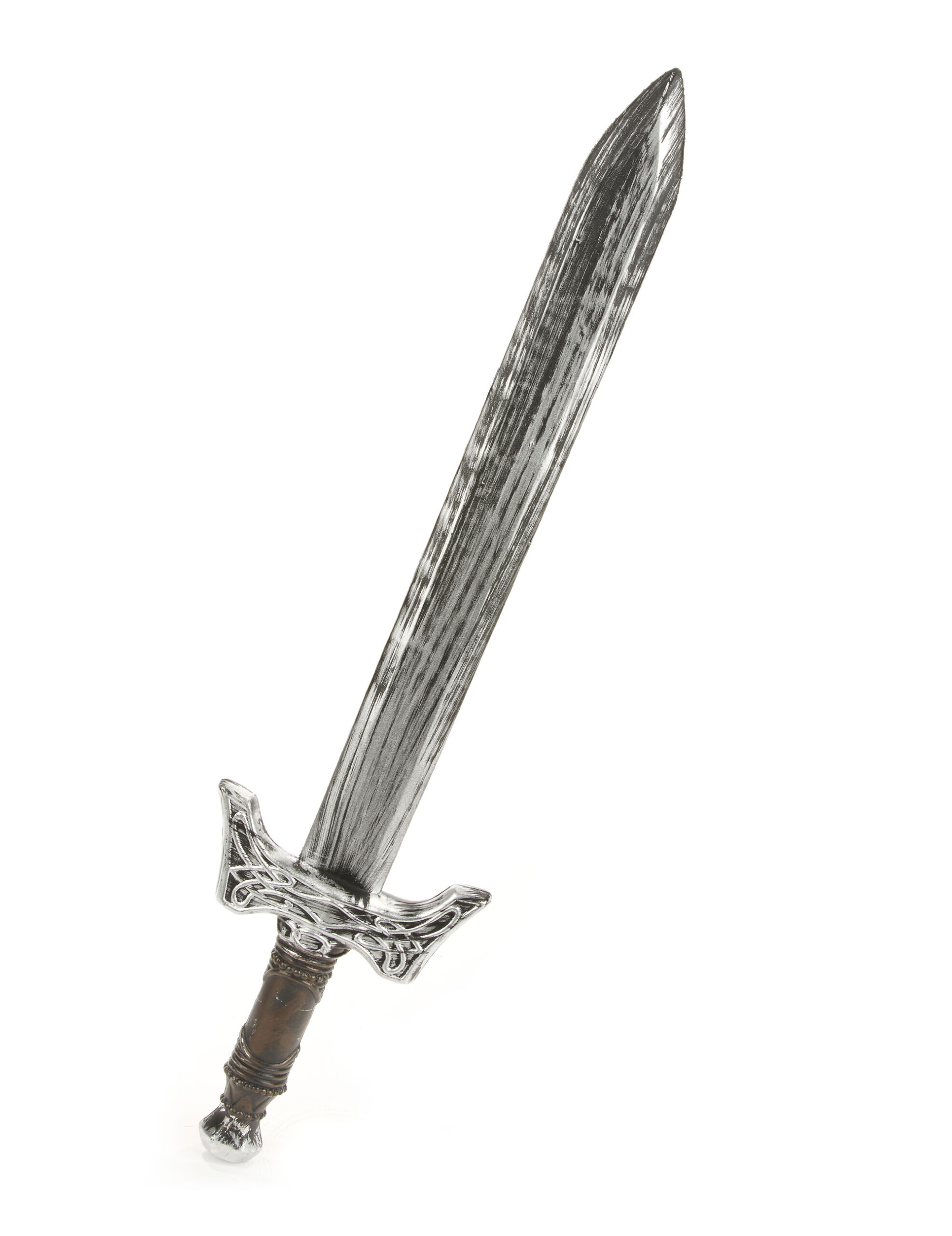 Ritterschwert Kostümaccessoire Mittelalter silber 67cm