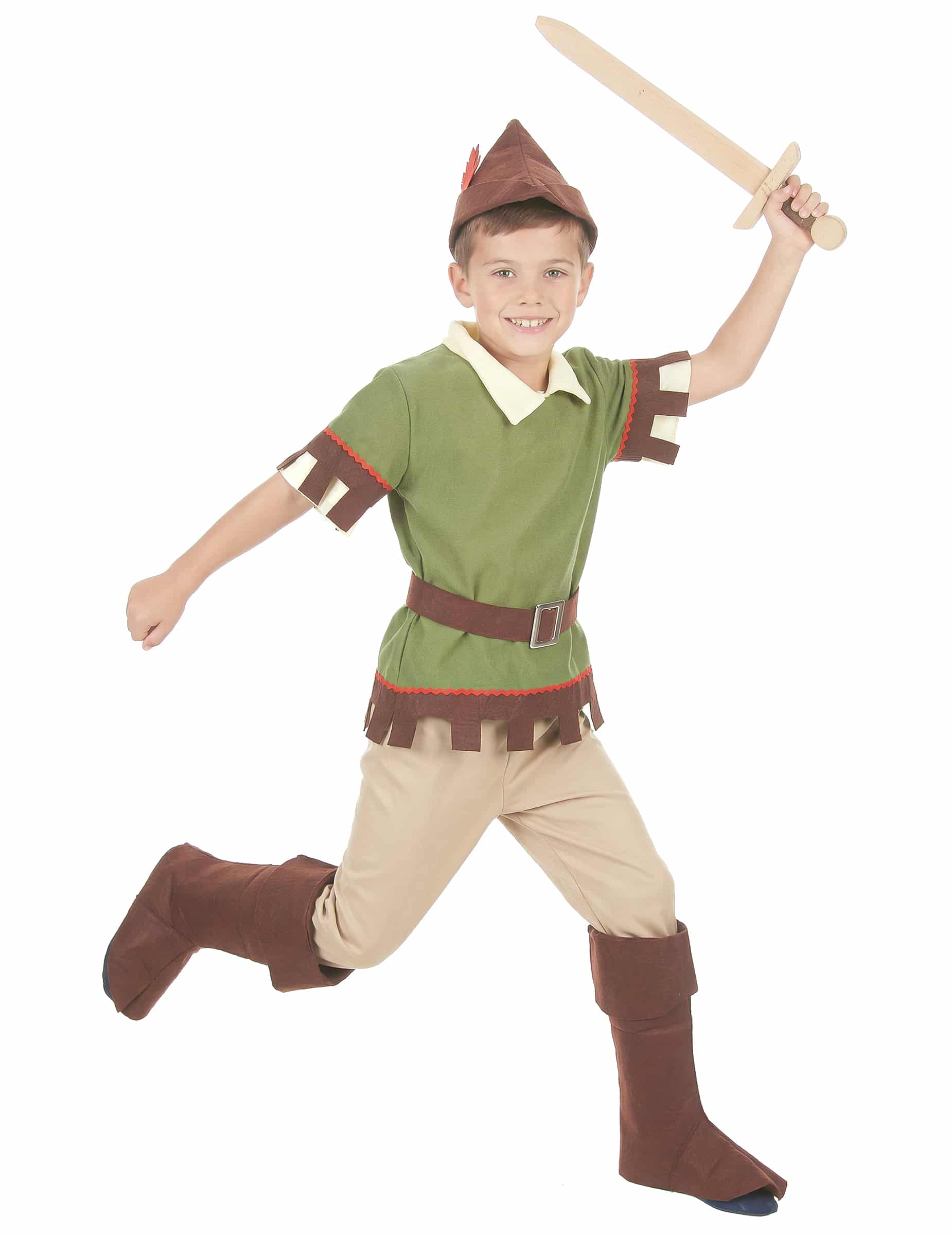 Robin Hood Kinderkostüm Bogenschütze grün-braun