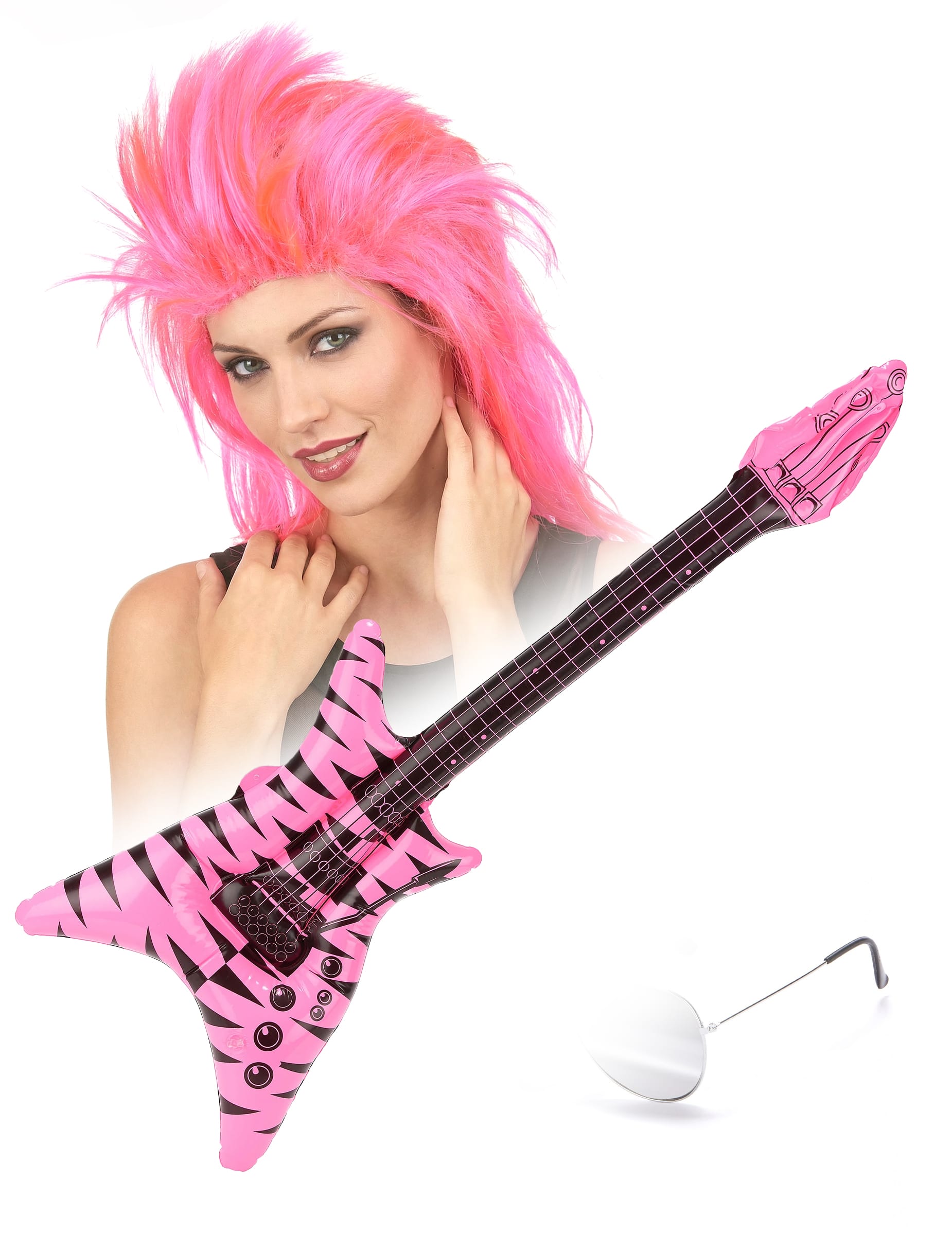 Rocker Accessoire Set pink für Erwachsene