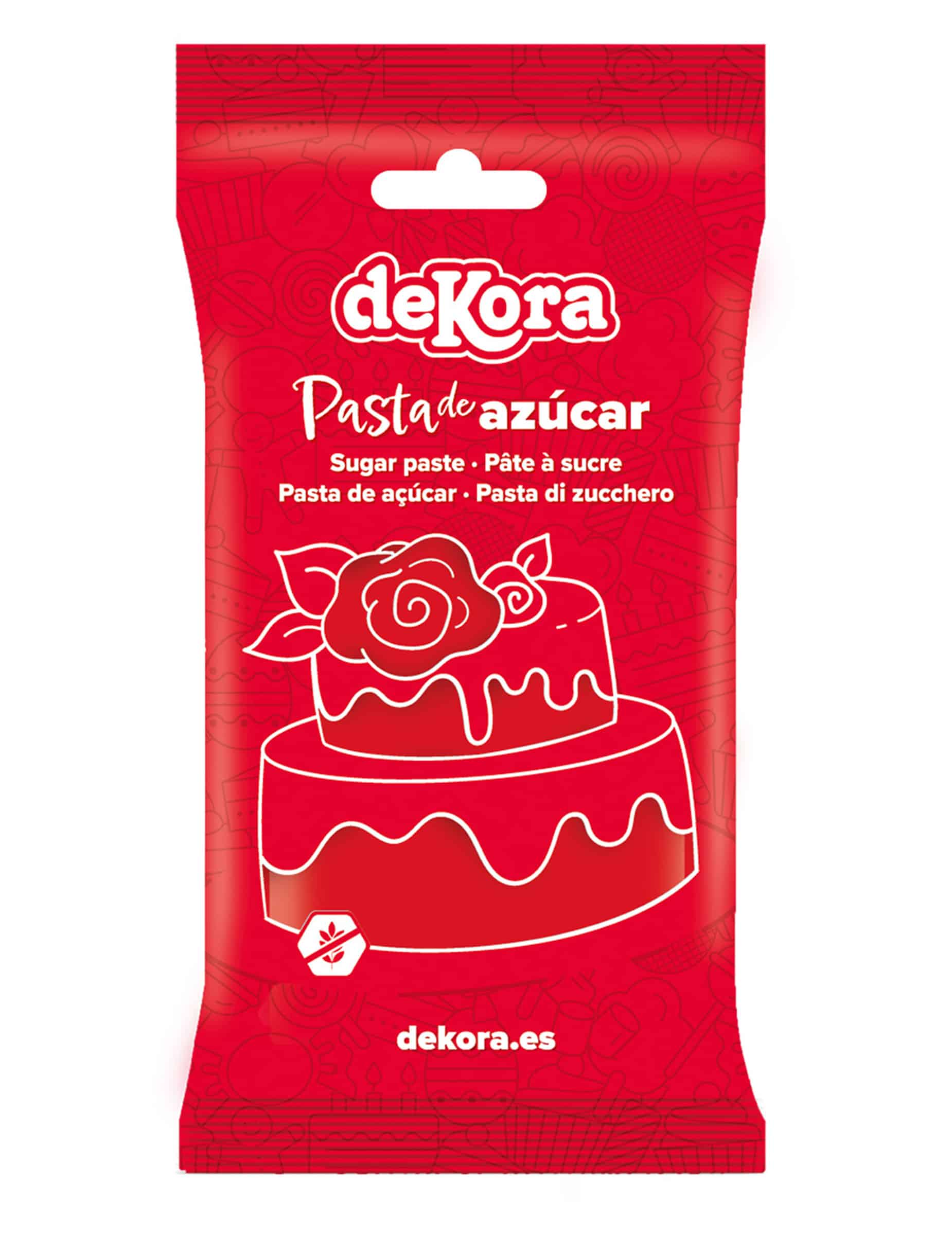 Rollfondant Glutenfrei Rot 250 g