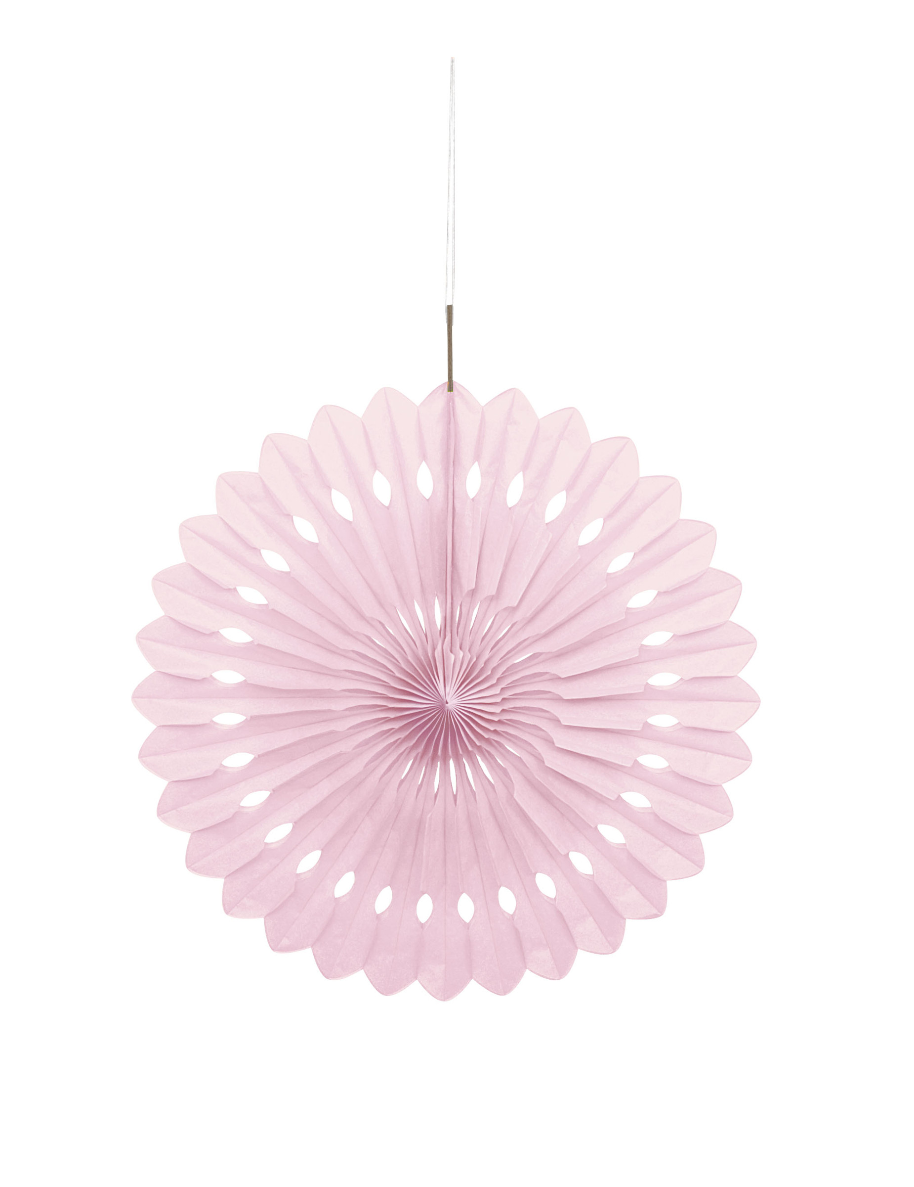 Rosette aus Papier in Puderrosa 40 cm Hängedeko