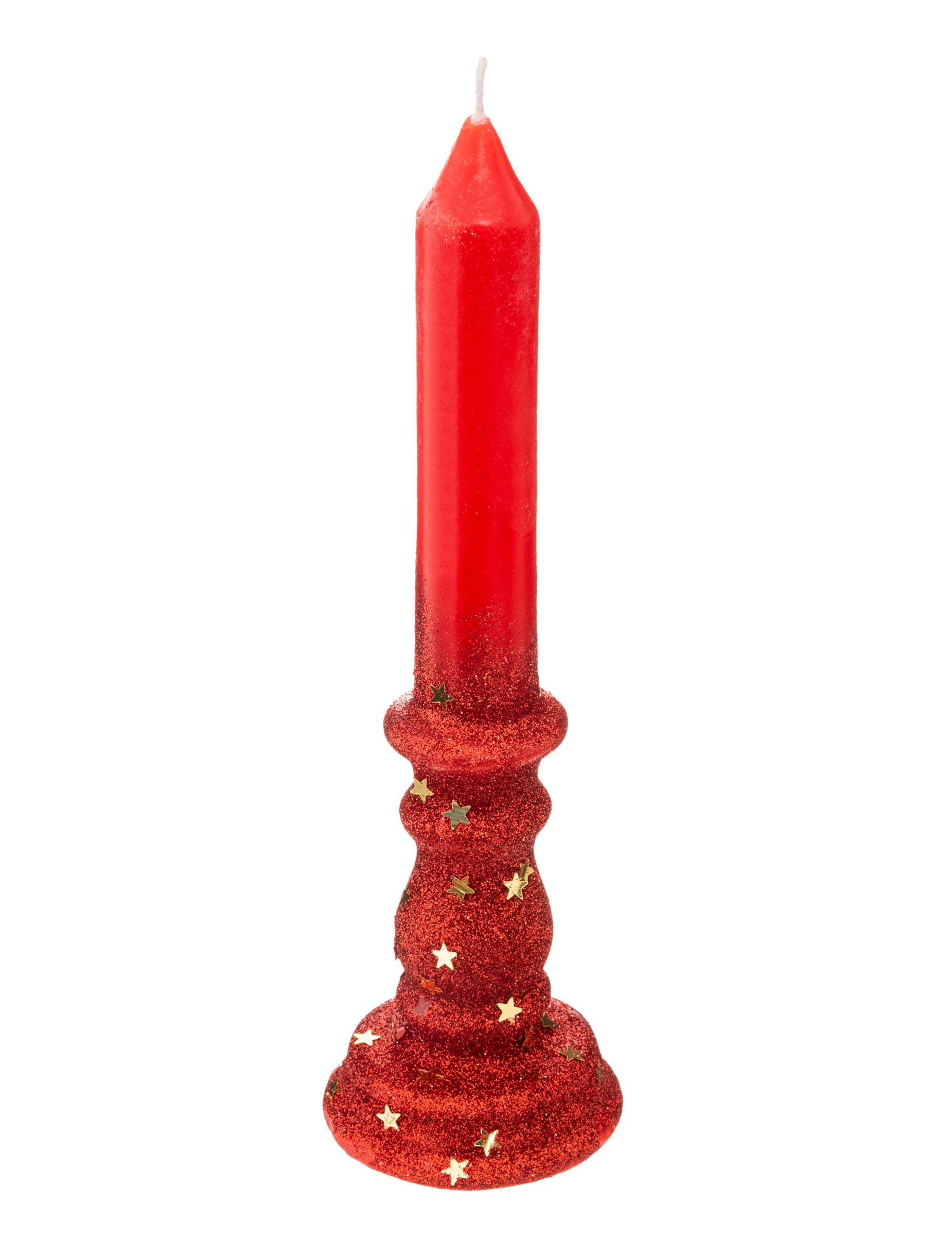 Rote Stabkerze 20 cm Weihnachtsdekoration