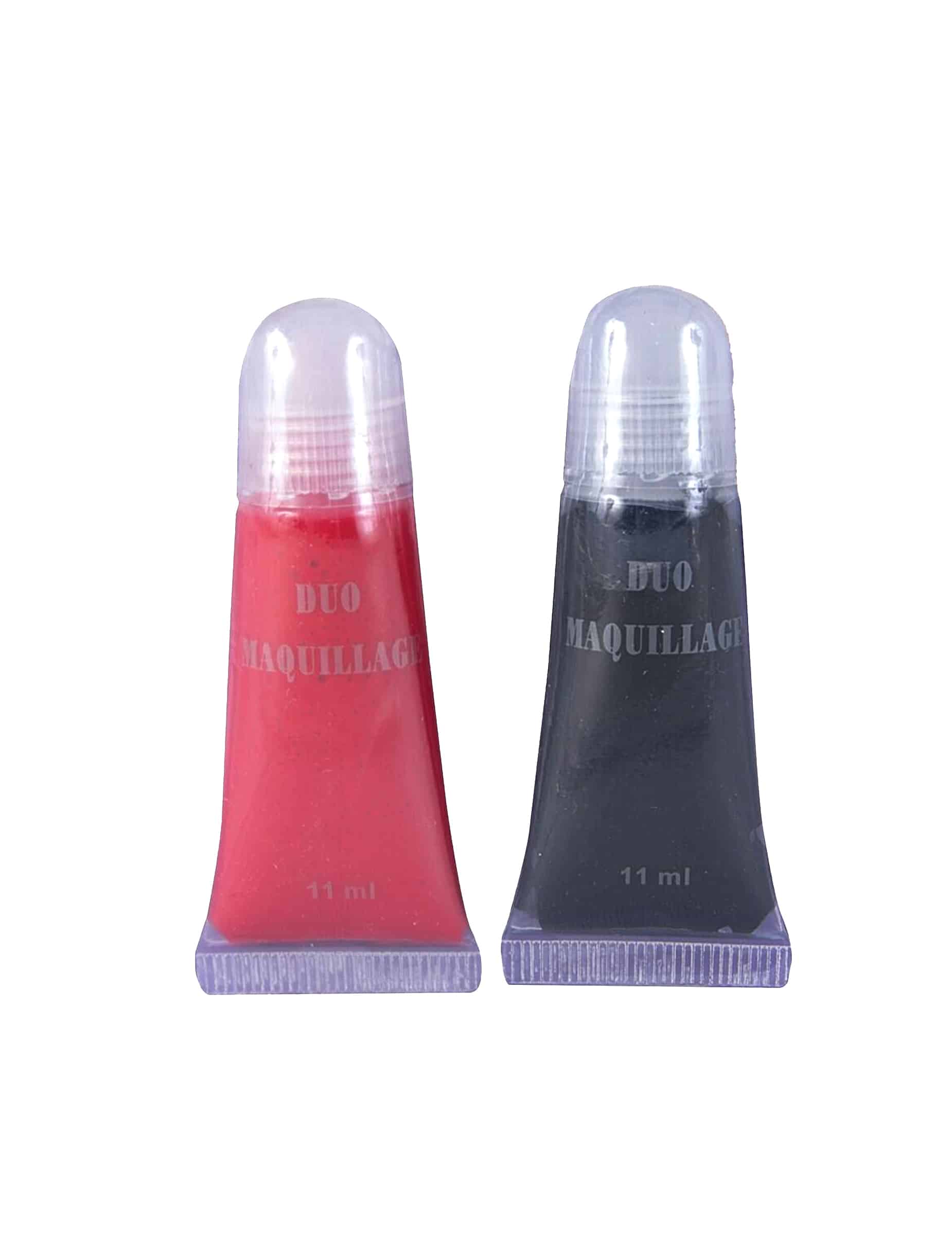 Rotes und schwarzes Make-up
