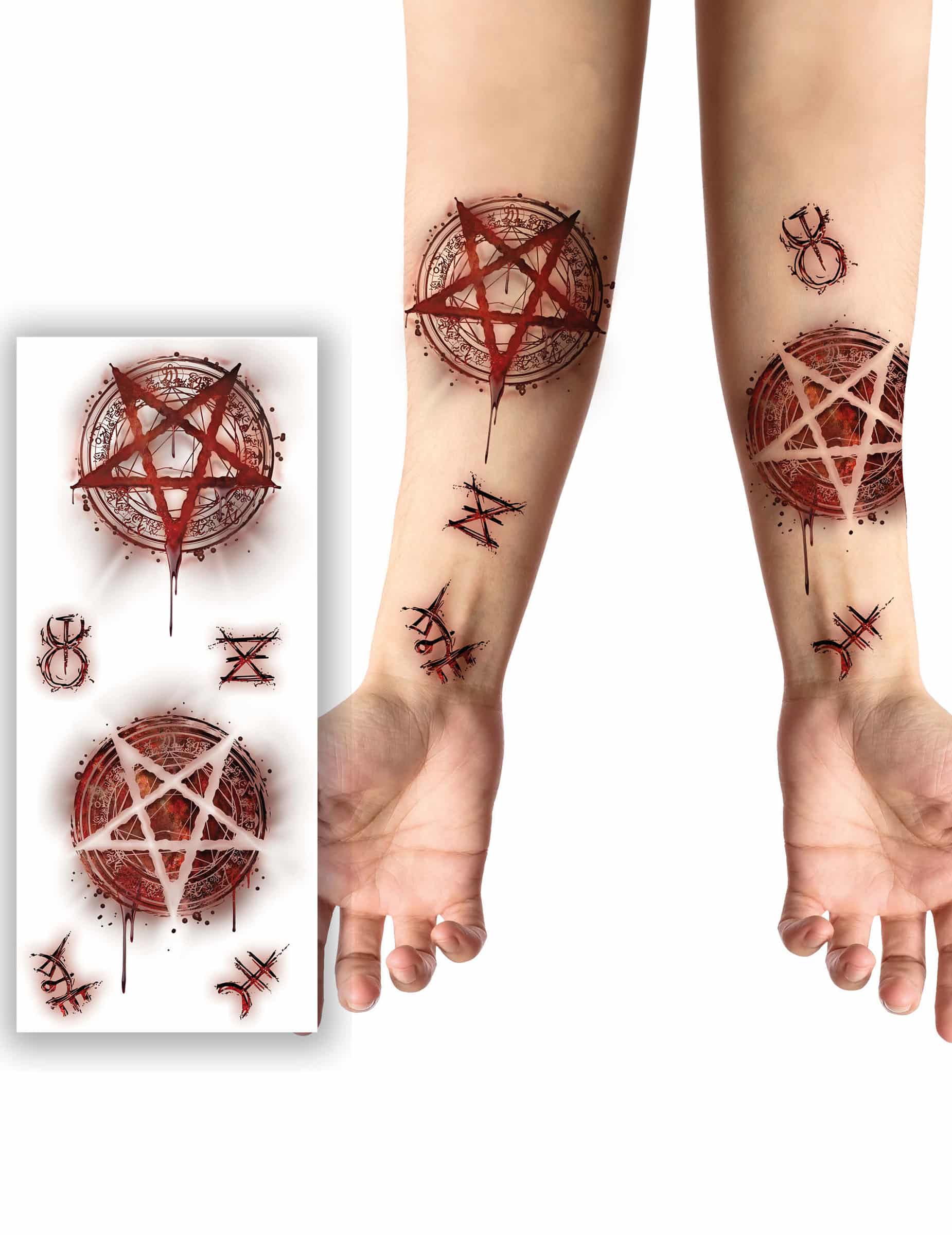 Satanischer Tattoo Bogen