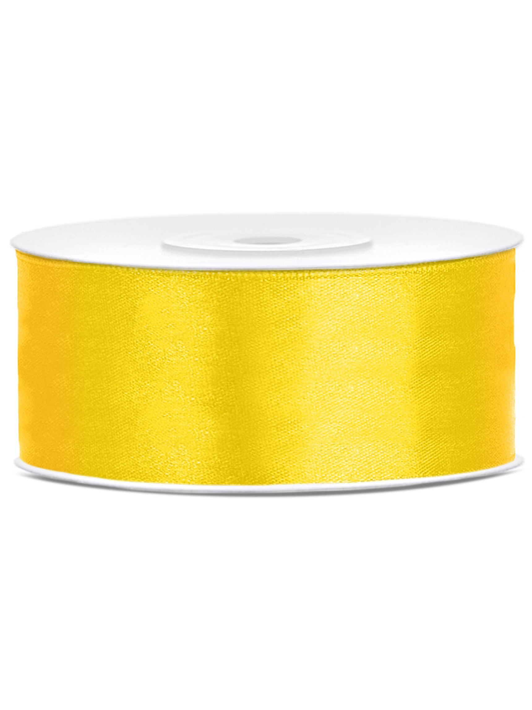 Satinband Gelb Breit 25m Satinband gelb 2