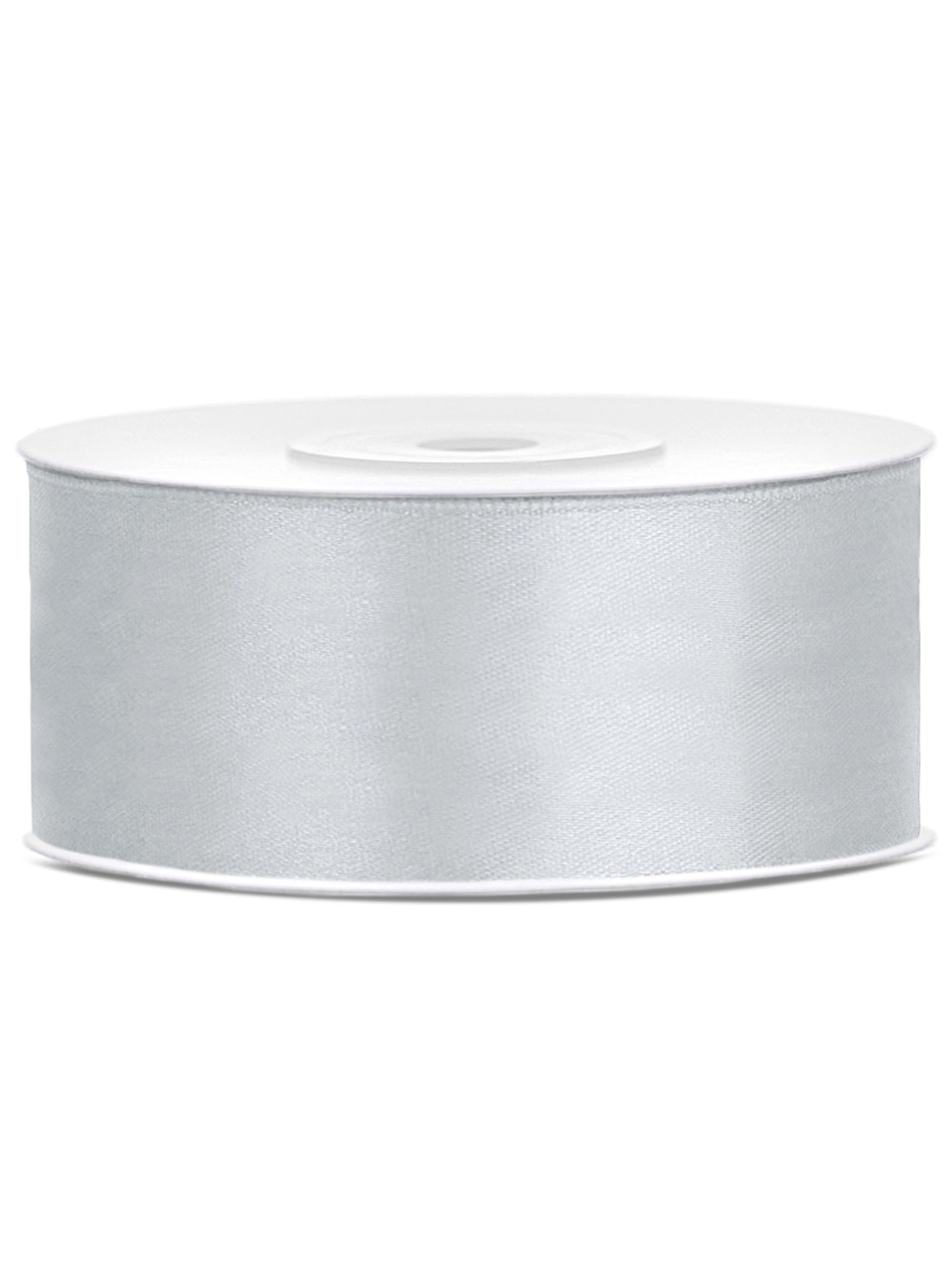 Satinband Silber Breit 25m