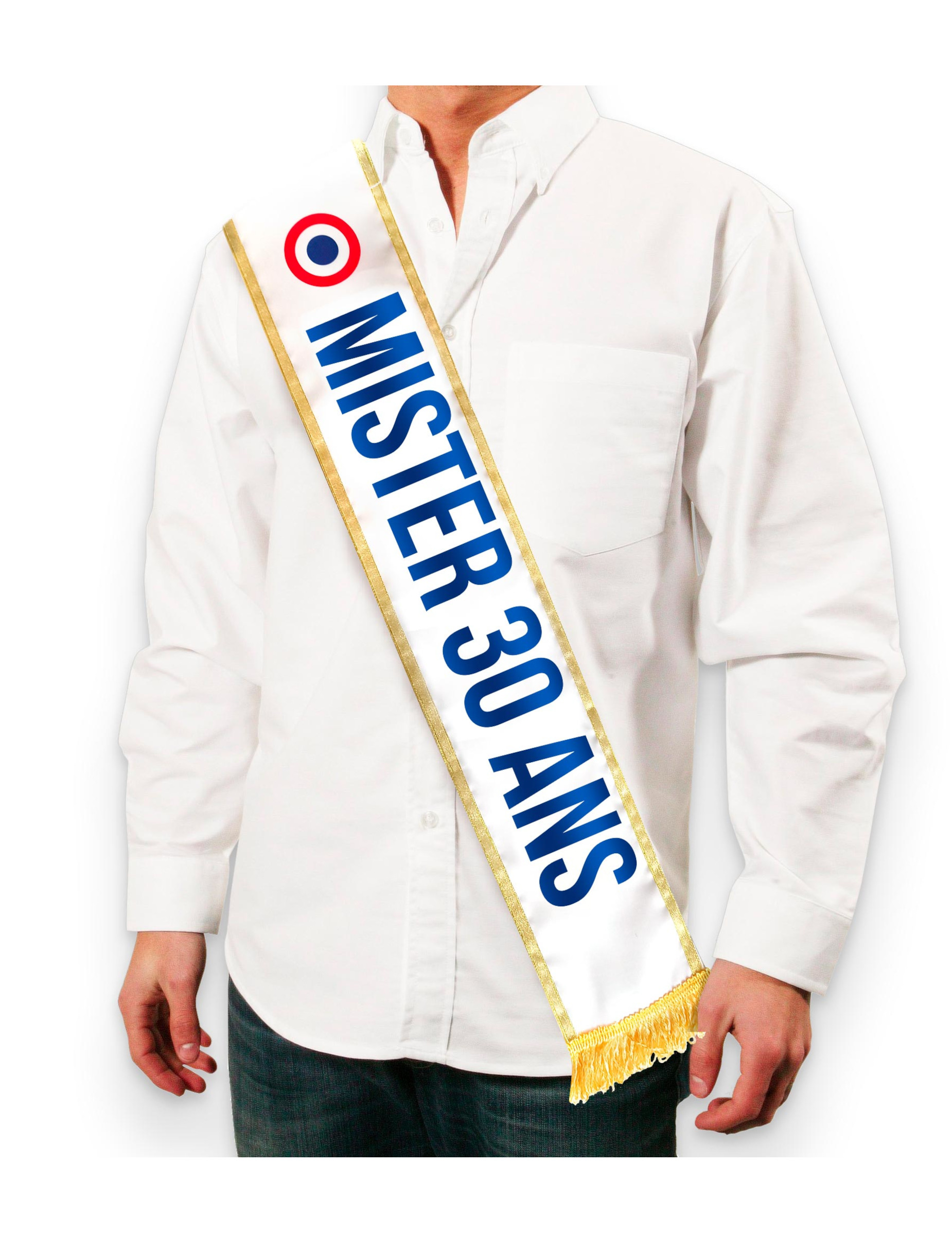 Schärpe Mister 30 Frankreich Erwachsene tricolore