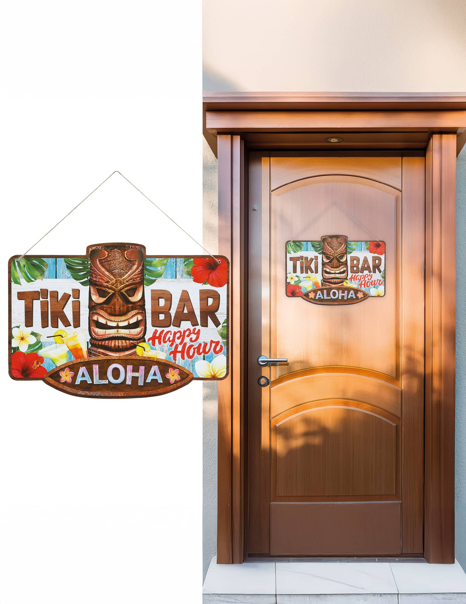 Schild Tiki Bar Aloha 25 x 35 cm