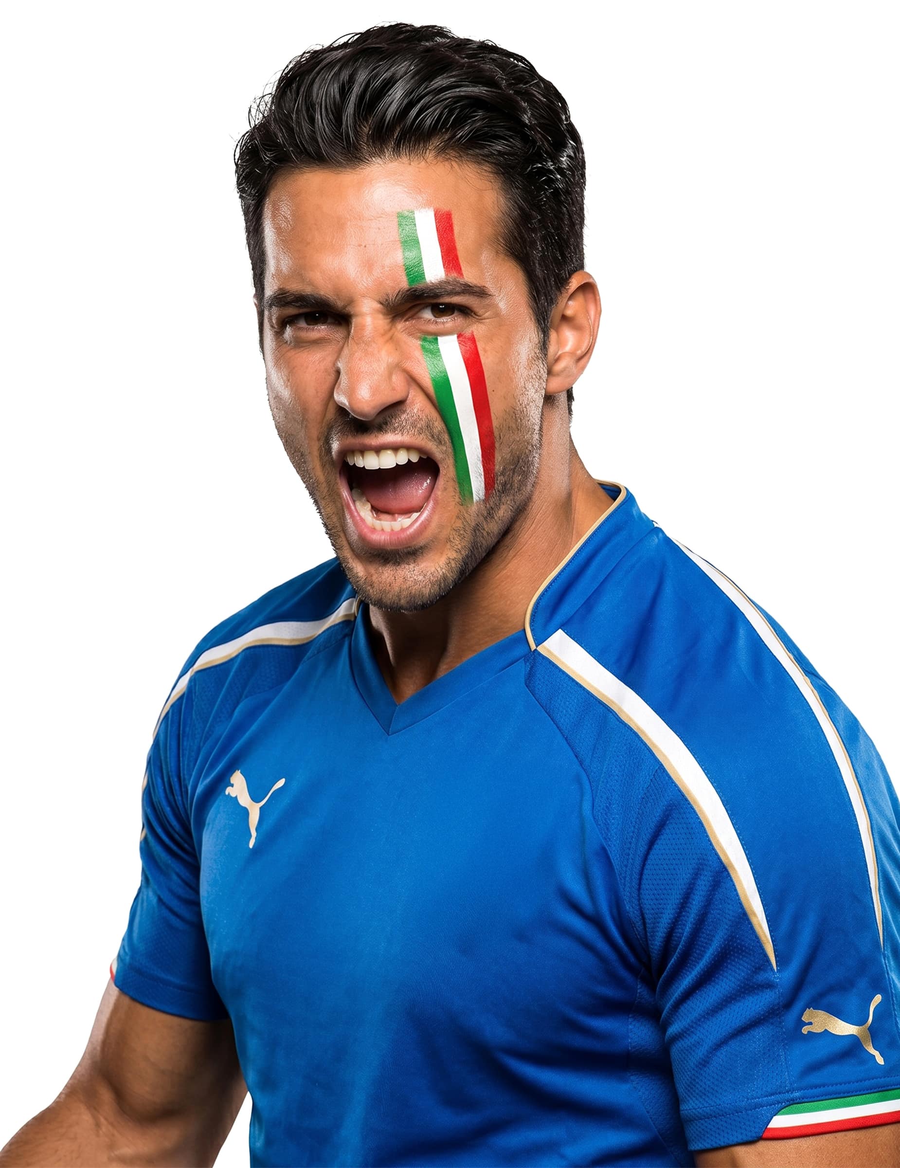 Schminke Italien Fanartikel Make up grün-weiss-rot 9g