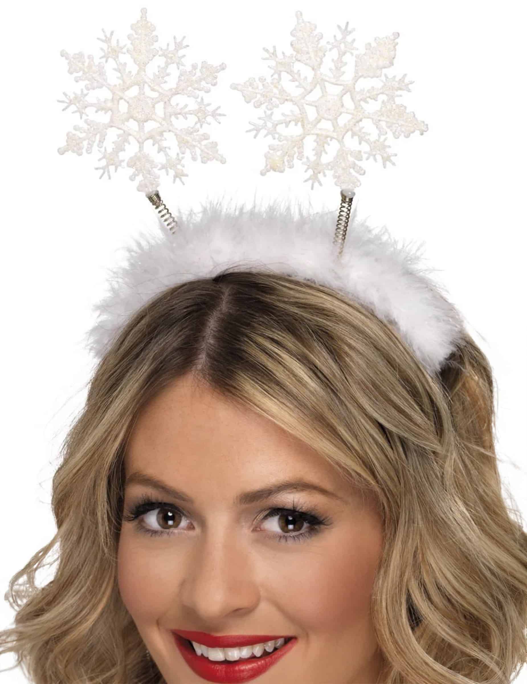 Schneeflocke Haarreif weiss