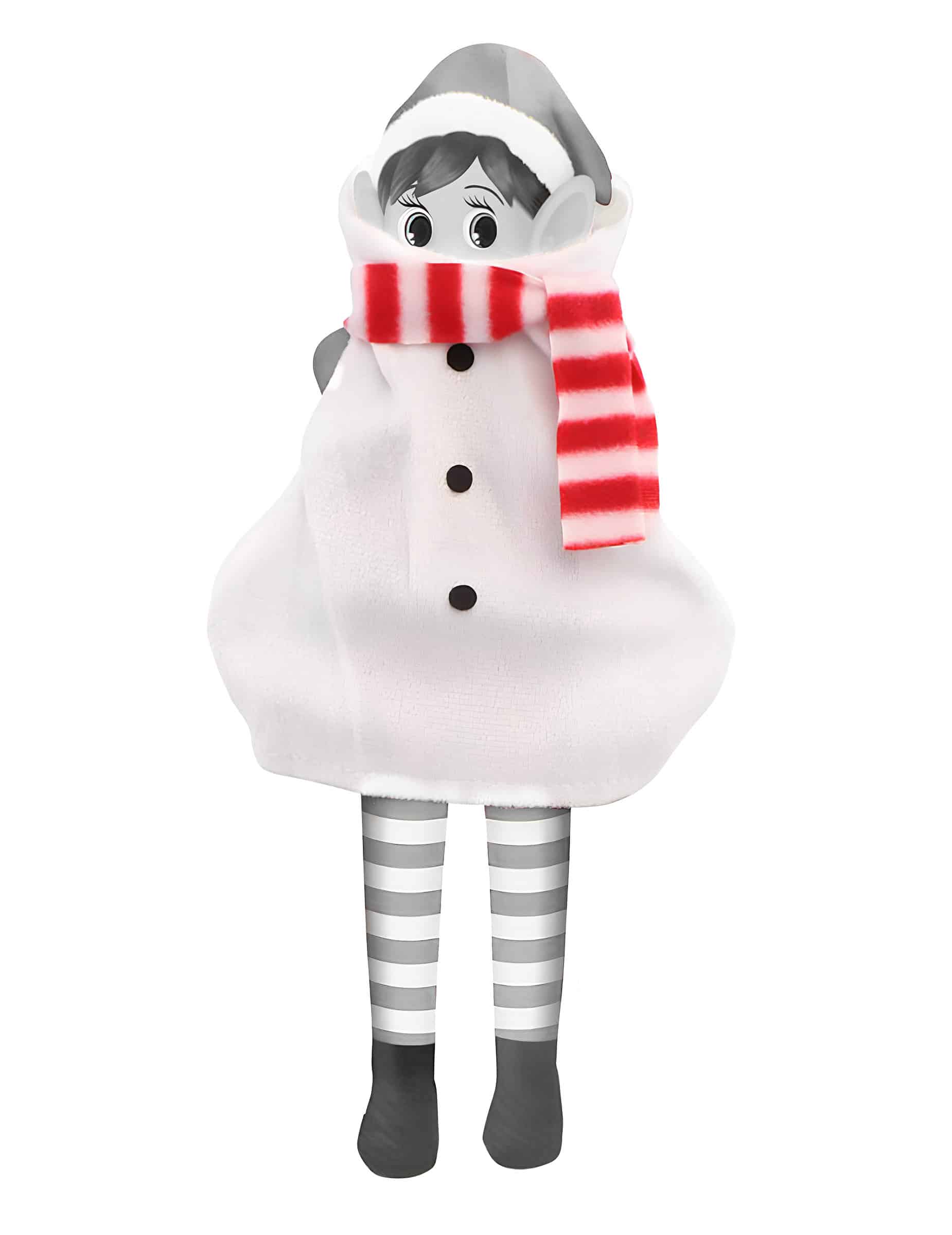 Schneemann Kostüm für Elf Puppe winterliches Deko Zubehör