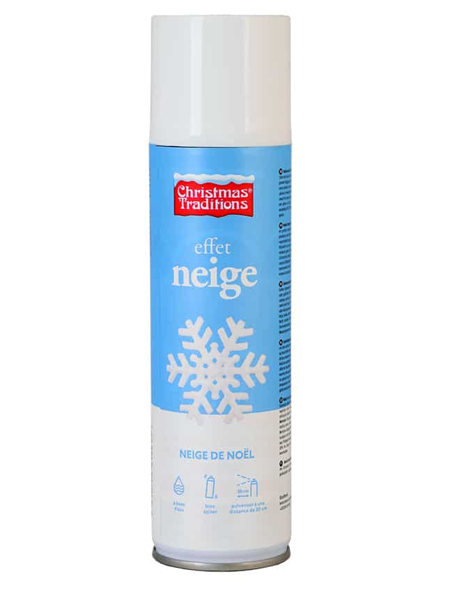 Schneespray Weihnachten weiß