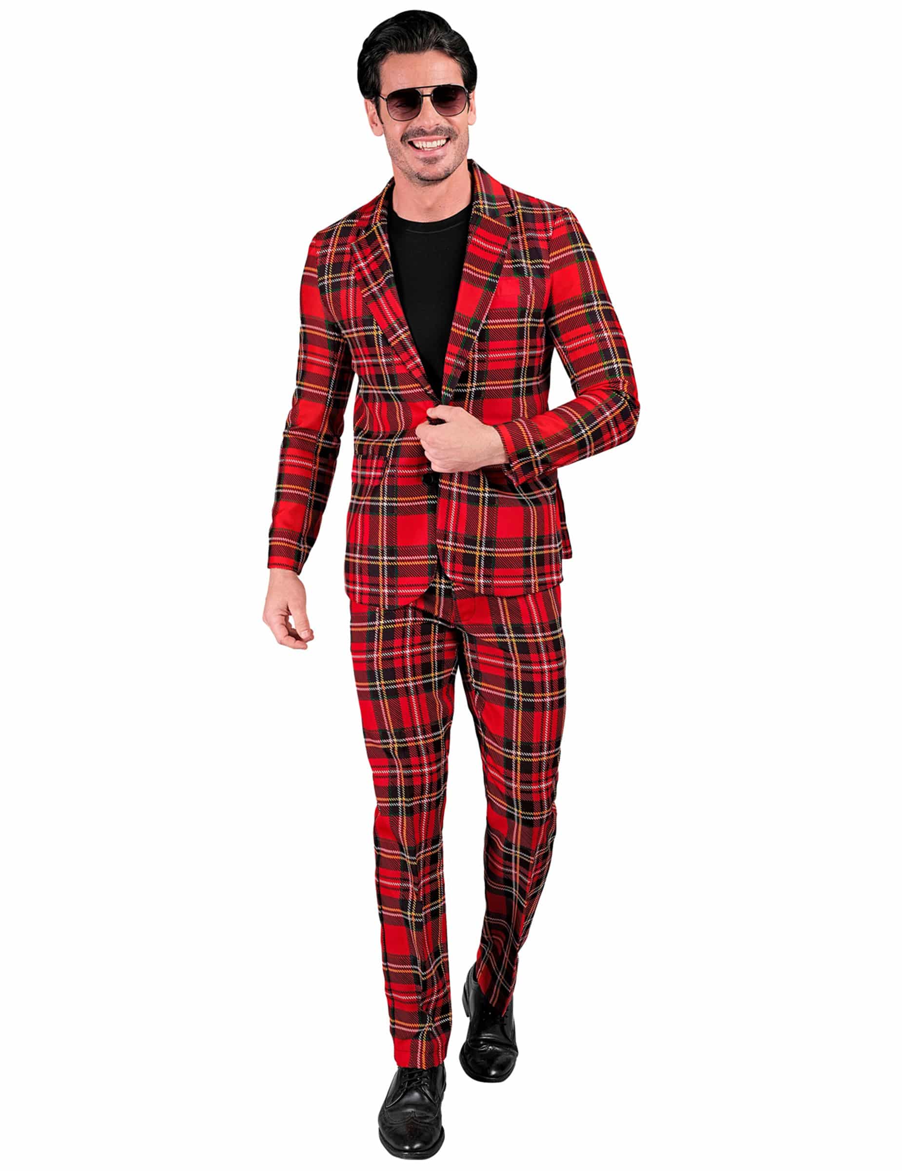 Schottischer Anzug Tartan Herren