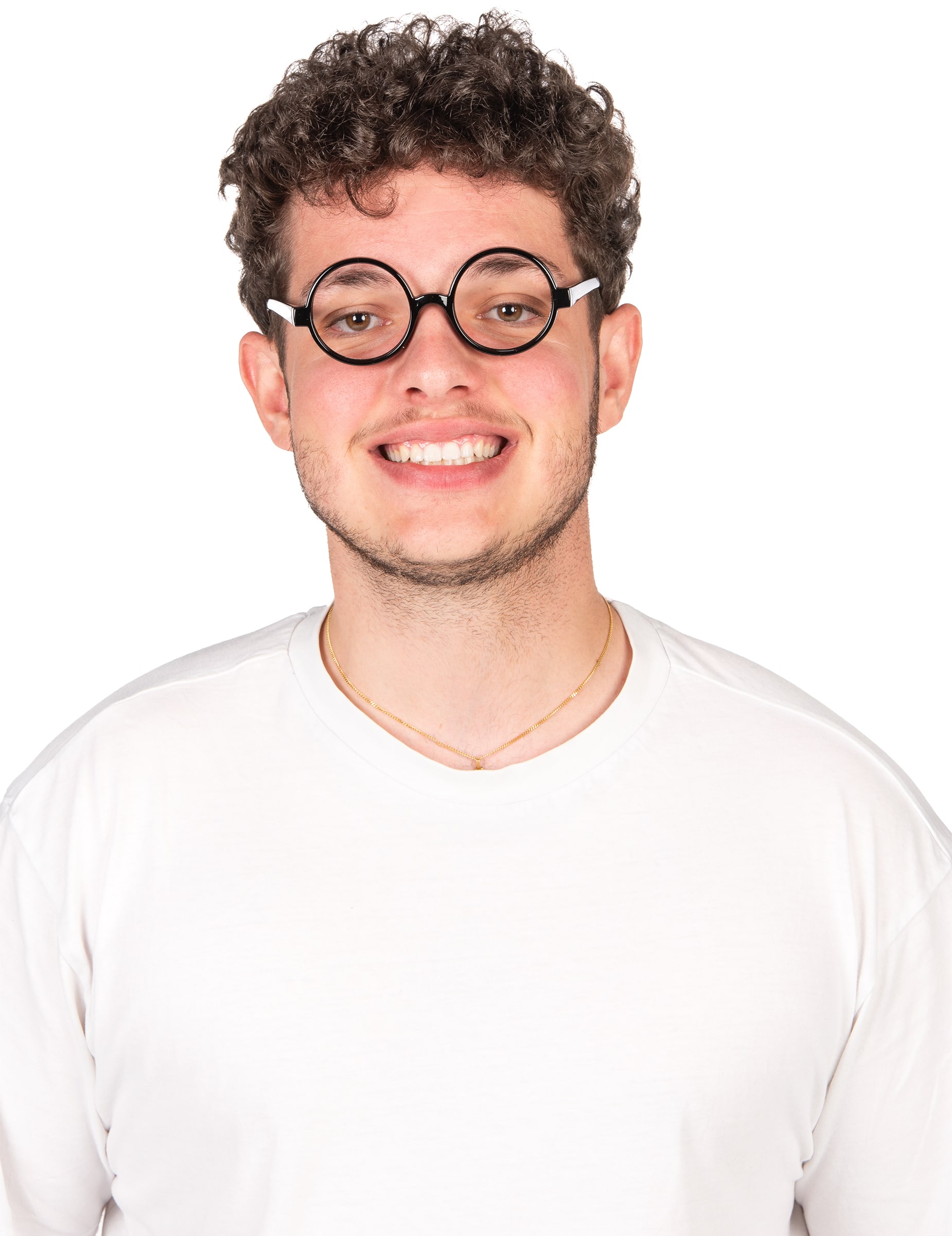 Schuljungen Brille
